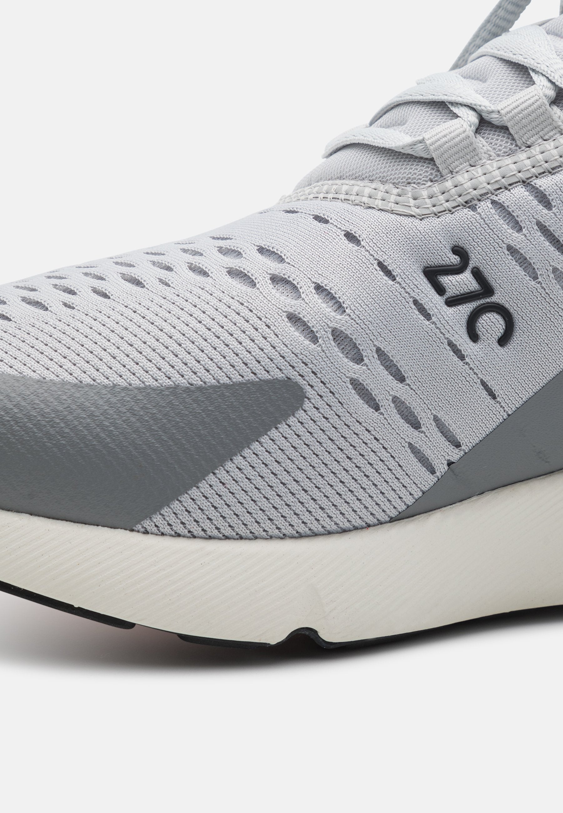 NIKE AIR MAX 270 - Trainers - grey fog/team orange/sail/particle grey