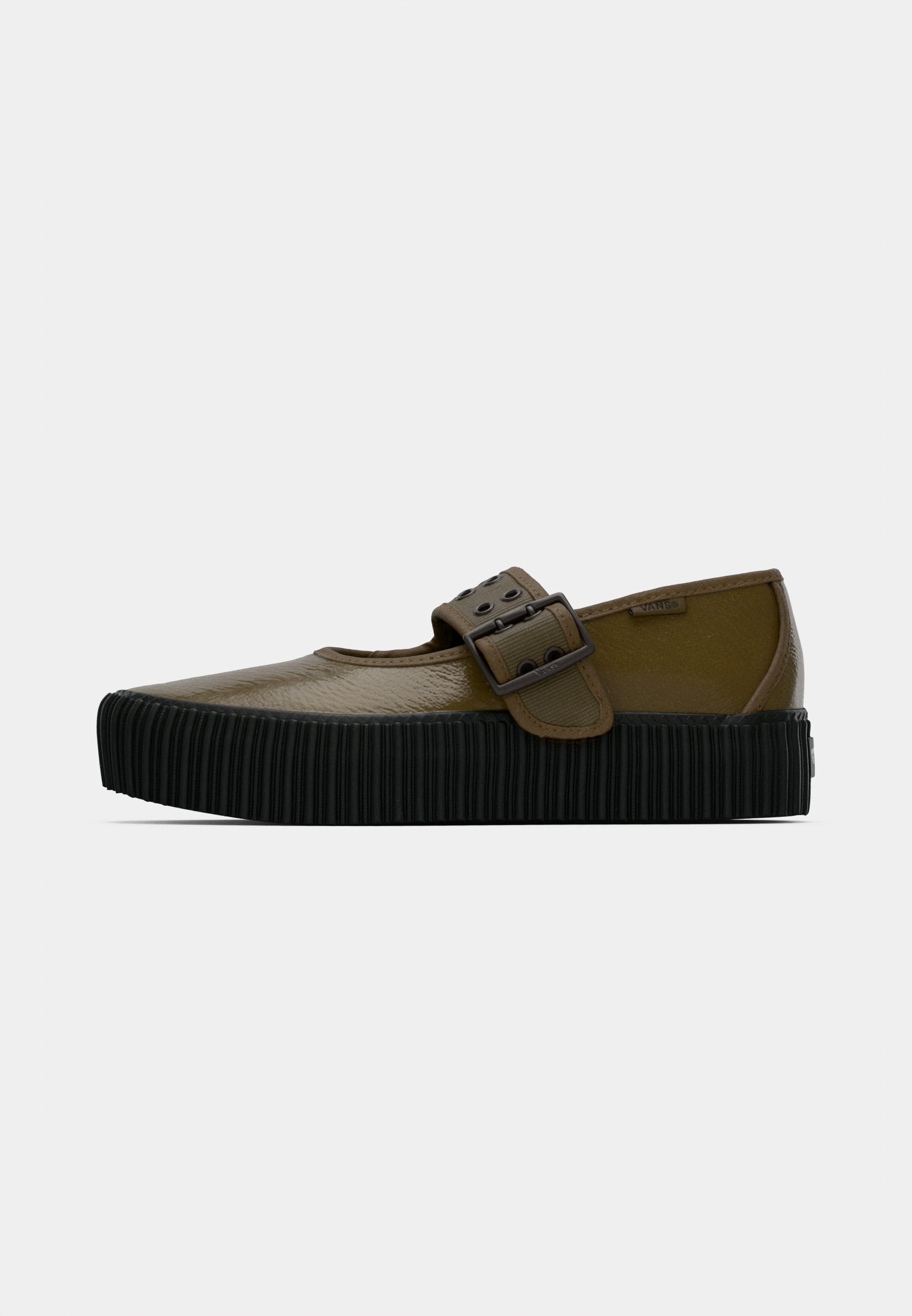 MARY JANE CREEPER - Ankle strap ballet pumps - sepia