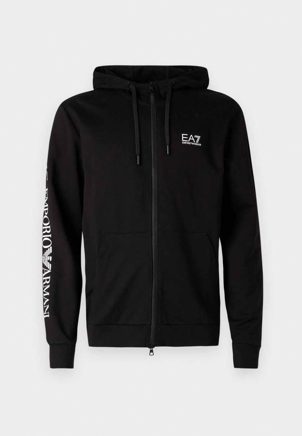 UNISEX - Hoodie - black/white