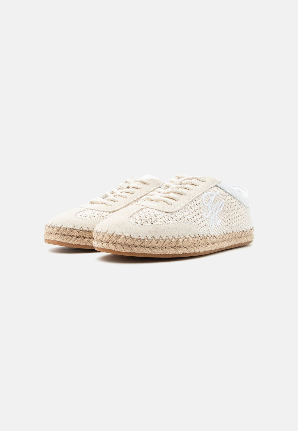 TH HERITAGE HALATLI SNEAKER - Espadril - açık krem