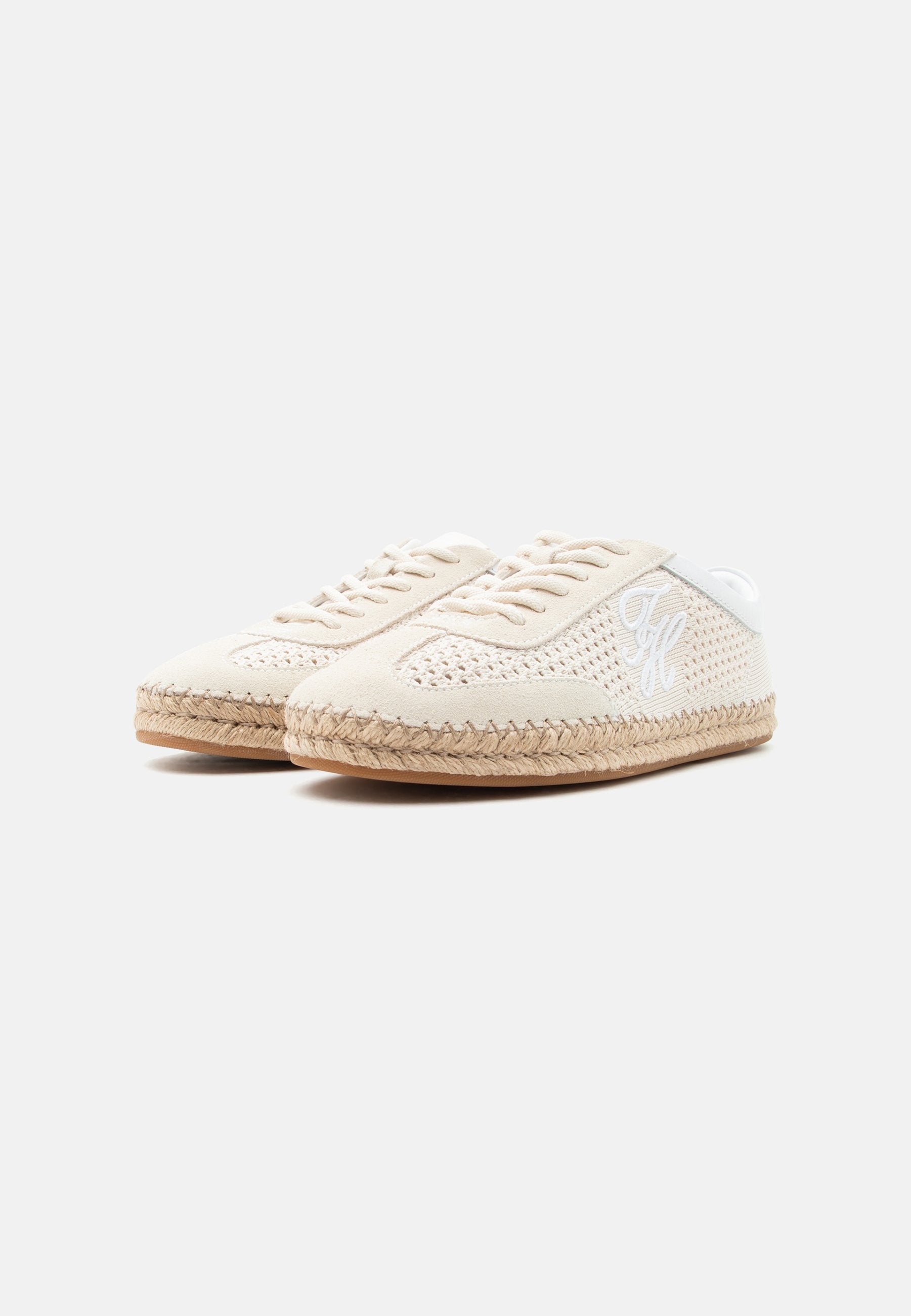 TH HERITAGE HALATLI SNEAKER - Espadril - açık krem