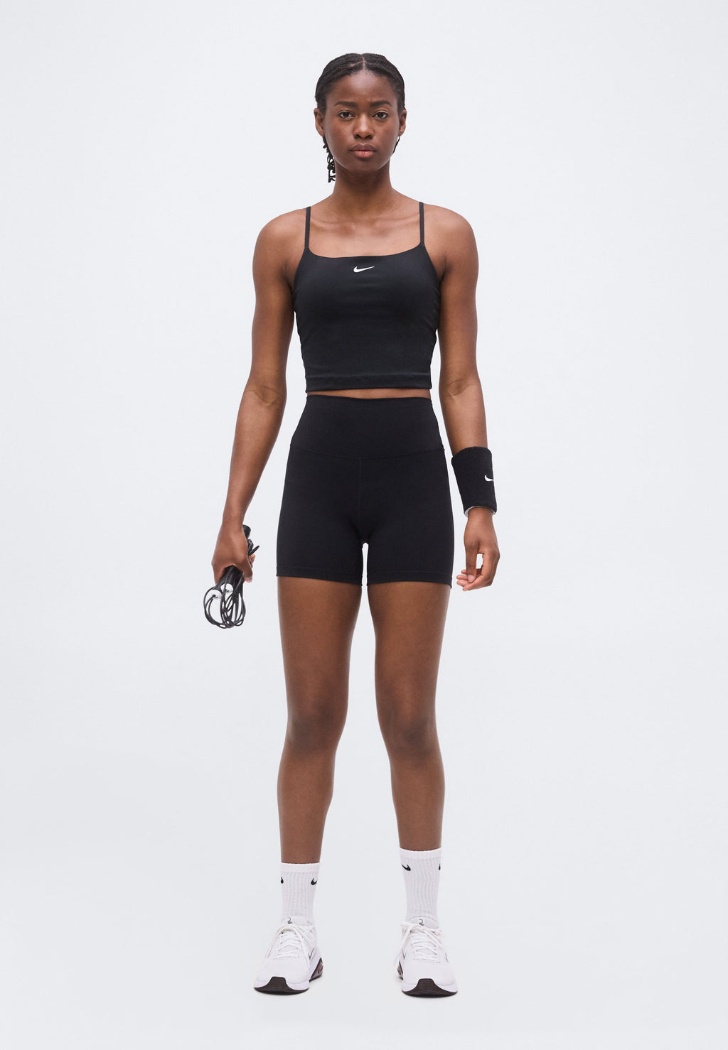 W NK ONE DF BRA TANK - Top - black/white