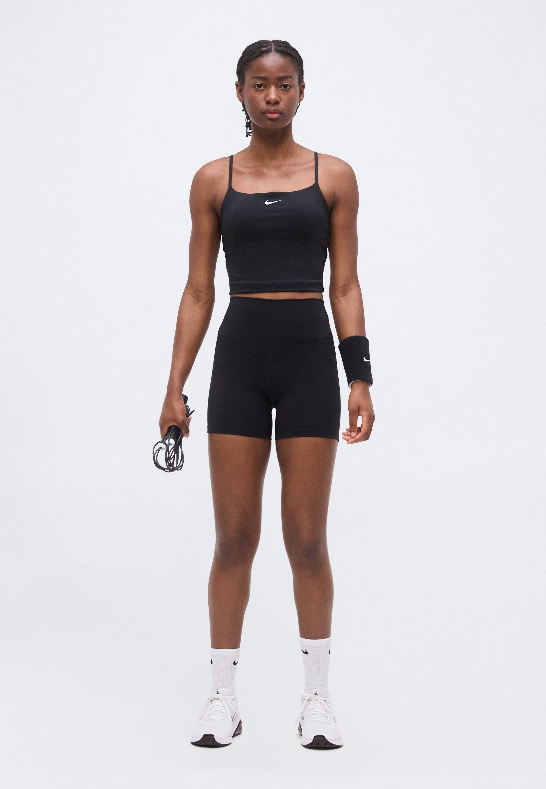 W NK ONE DF BRA TANK - Top - black/white