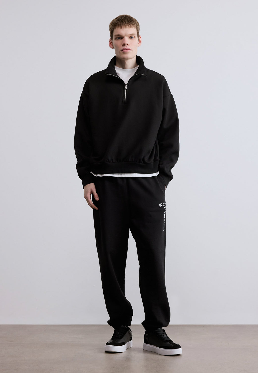 350TERRY 1968 GRAPHIC MONOLOGO - Tracksuit bottoms - black