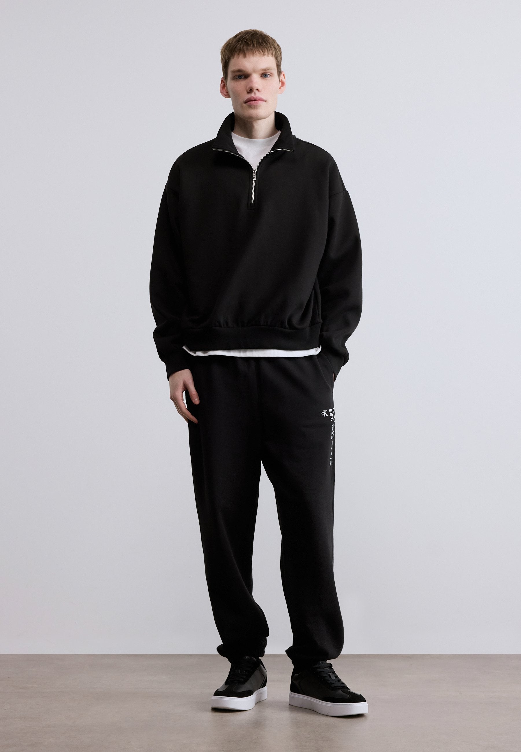 350TERRY 1968 GRAPHIC MONOLOGO - Tracksuit bottoms - black