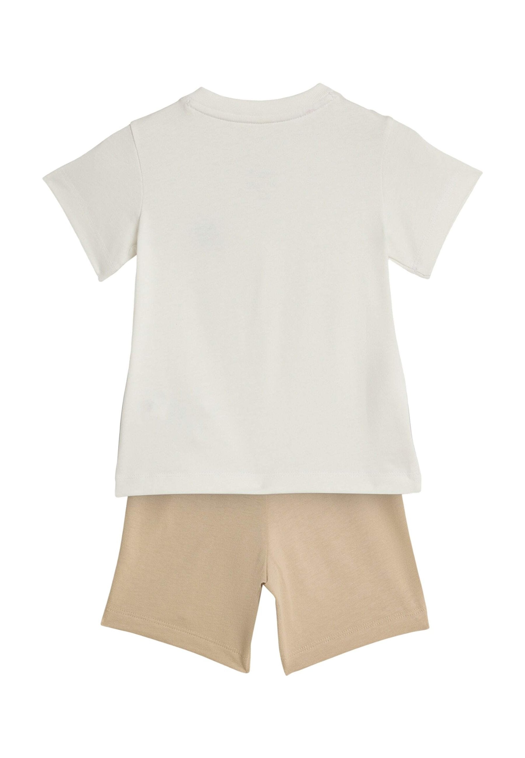 SHORT TEE UNISEX SET - Shorts - stone khaki