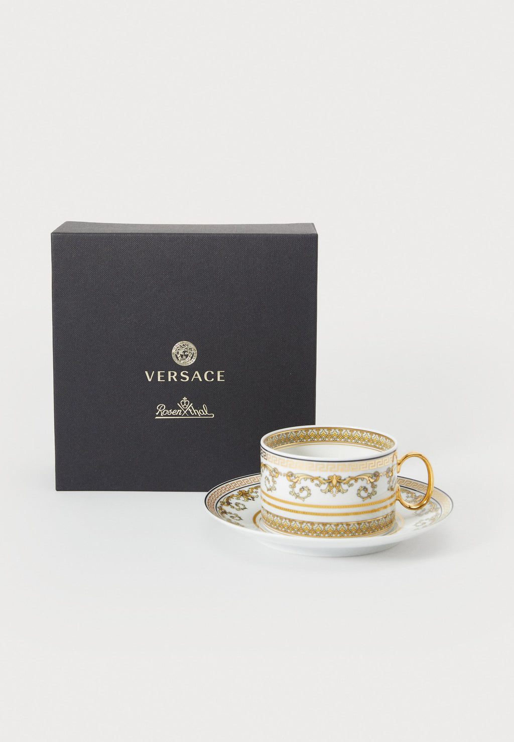 CUP SAUCER 4 LOW SET - Saucer - virtus gala white