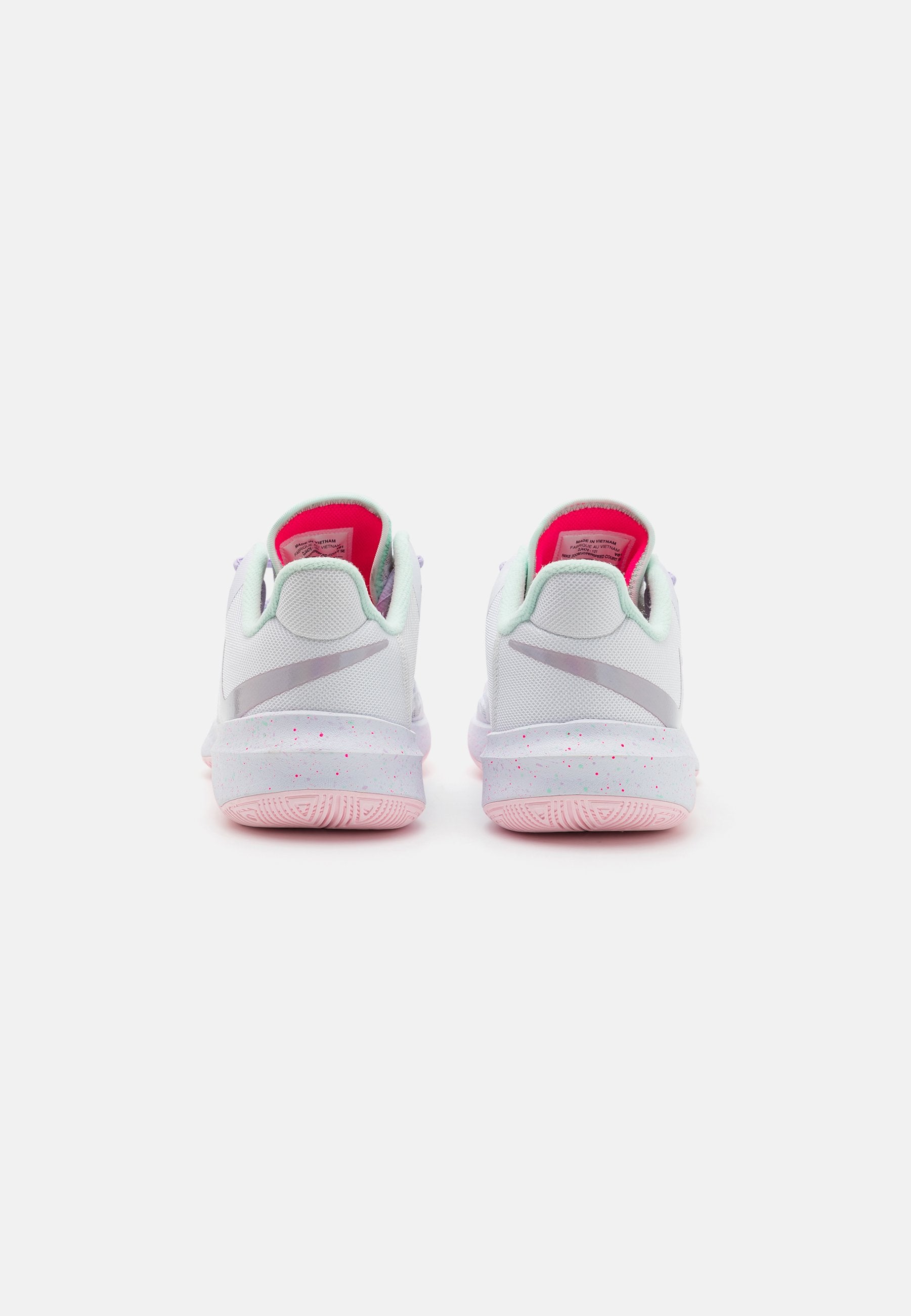 ZOOM HYPERSPEED COURT SE UNISEX - Volleyball shoes - white/mint/grey violet mist/pink