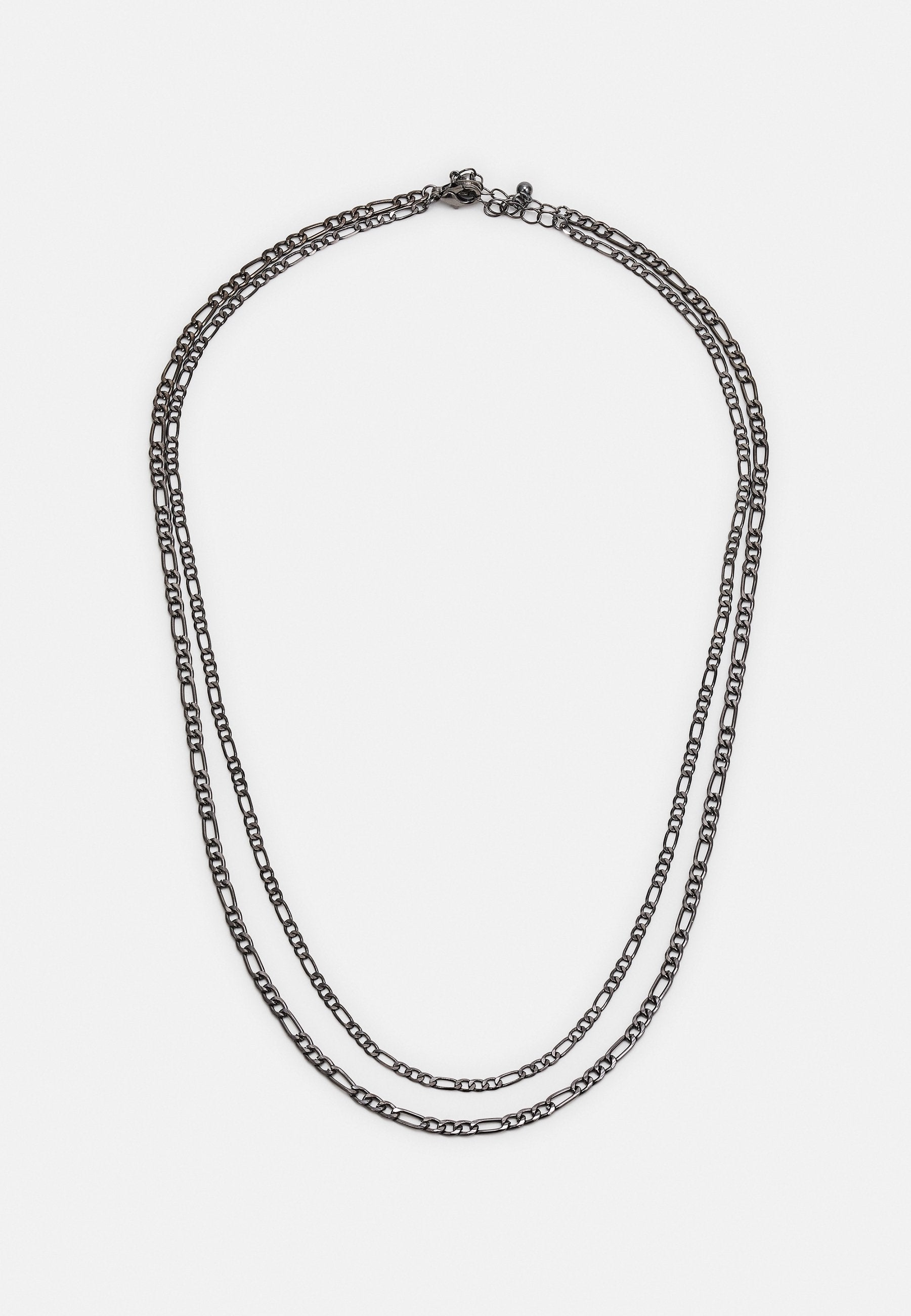 JACLARIO NECKLACE UNISEX 2 PACK - Necklace - black
