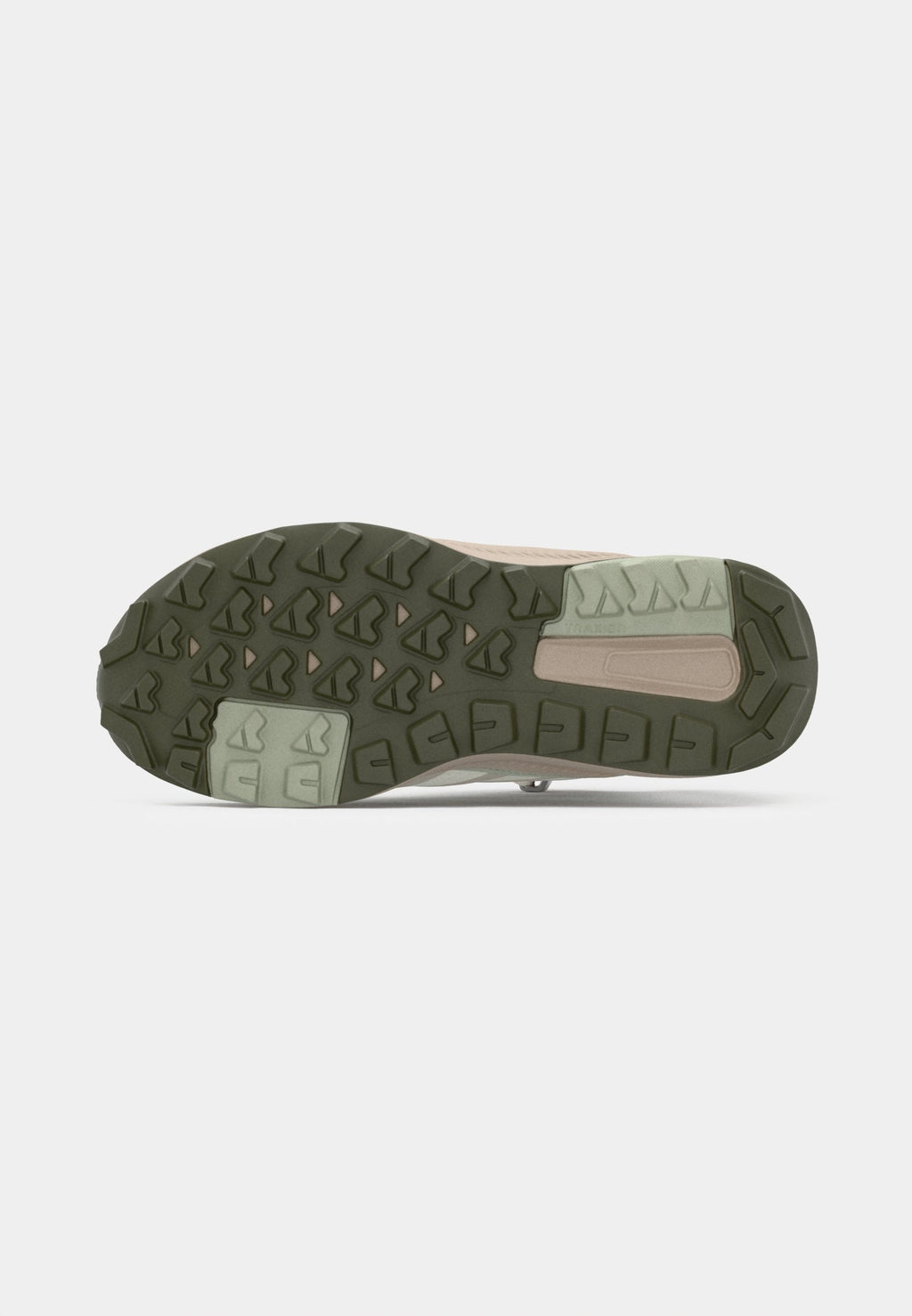 ANYLANDER MID - Hiking shoes - off white/halo green