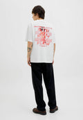 Backprintet - Print T-shirt - bright white