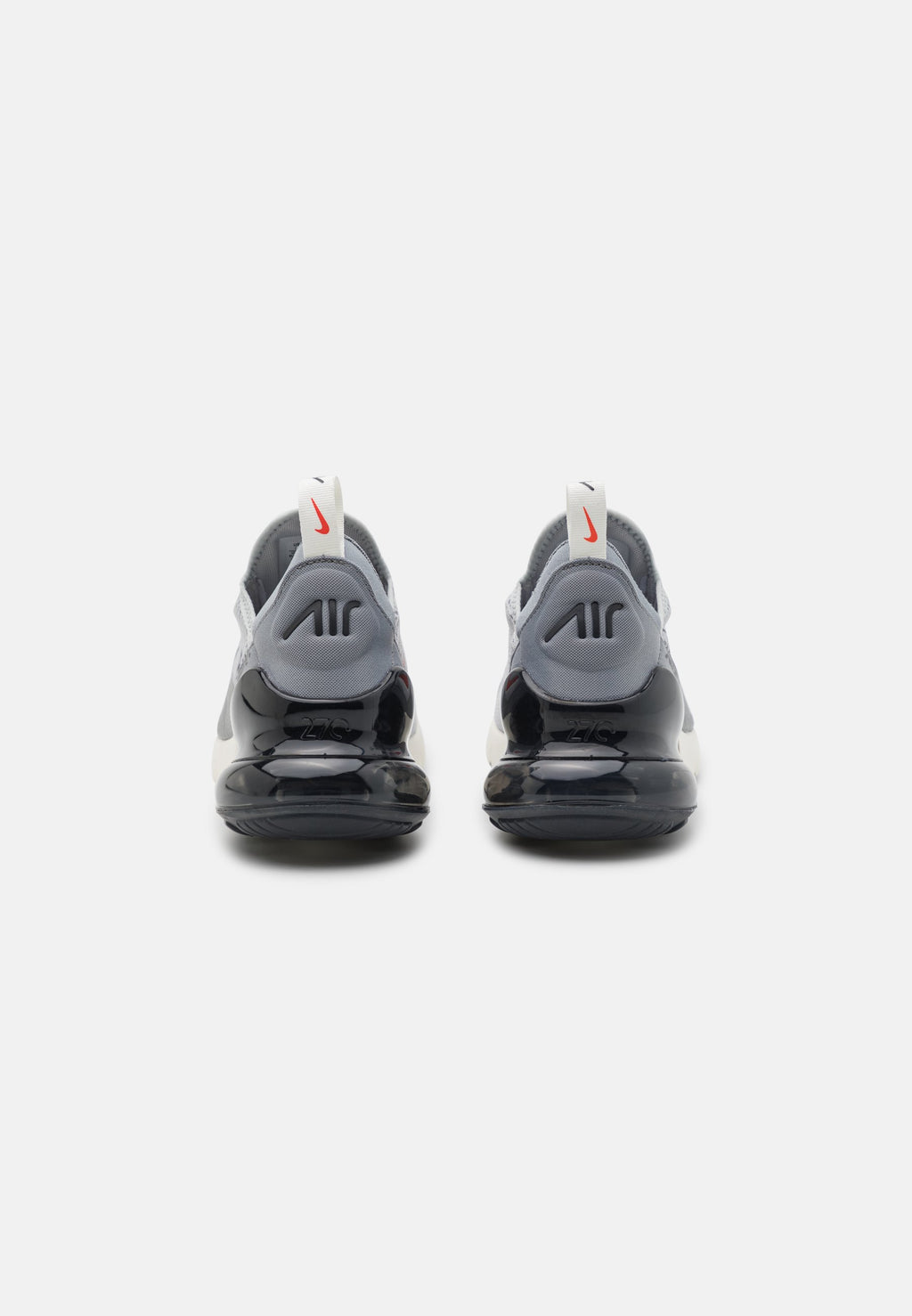 NIKE AIR MAX 270 - Trainers - grey fog/team orange/sail/particle grey