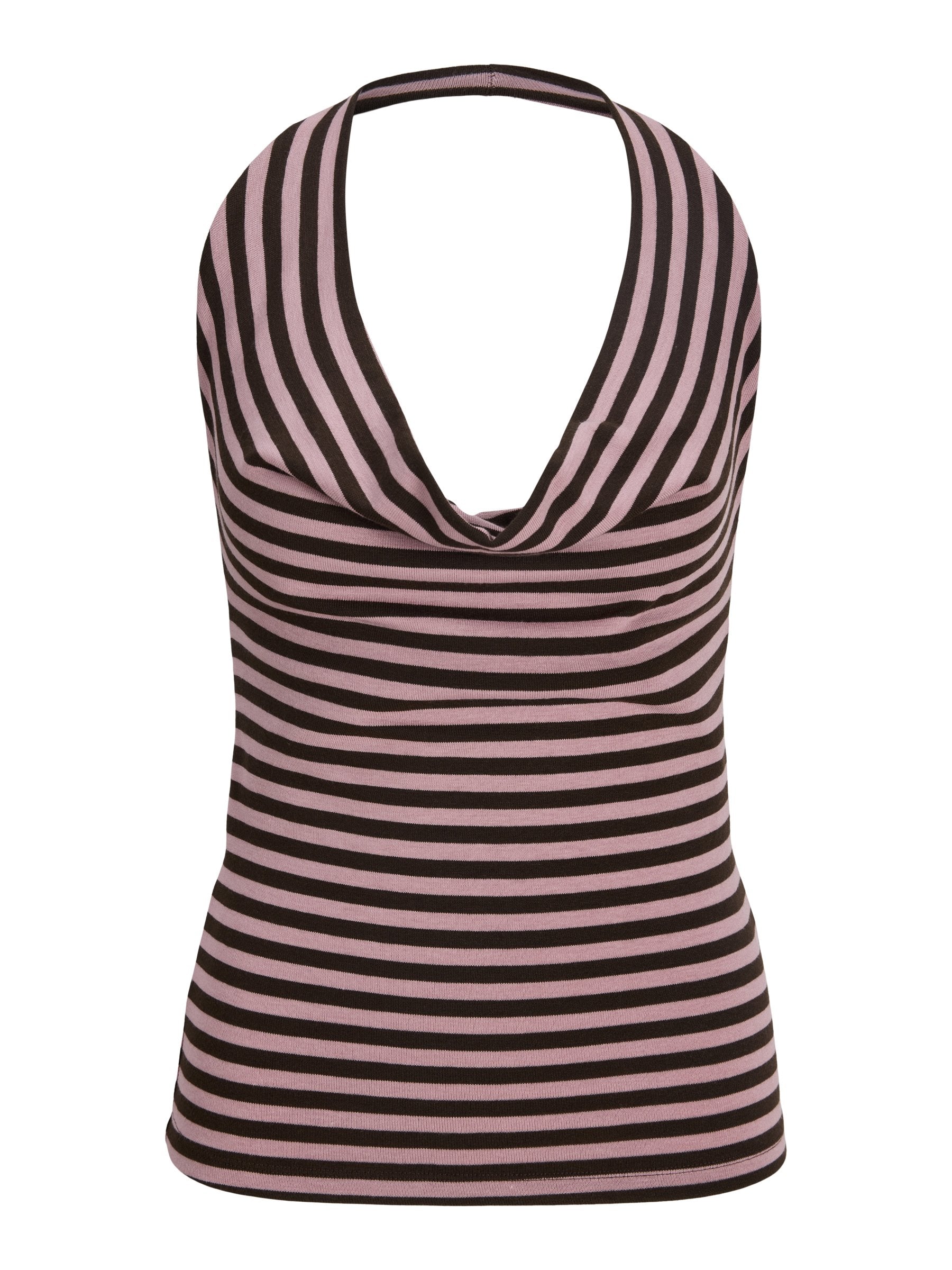 JXPAULA STRIPE HALTER - توب - قطرات المطر على الورود/كوب صغير