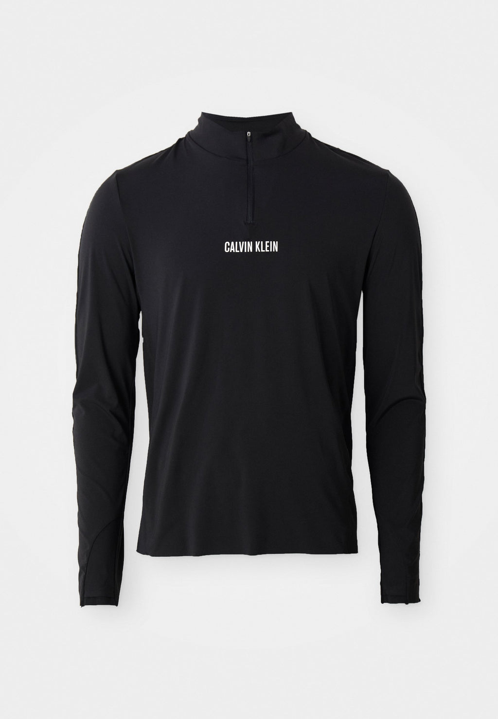 SPORT 1/4 ZIP - Long sleeved top - black