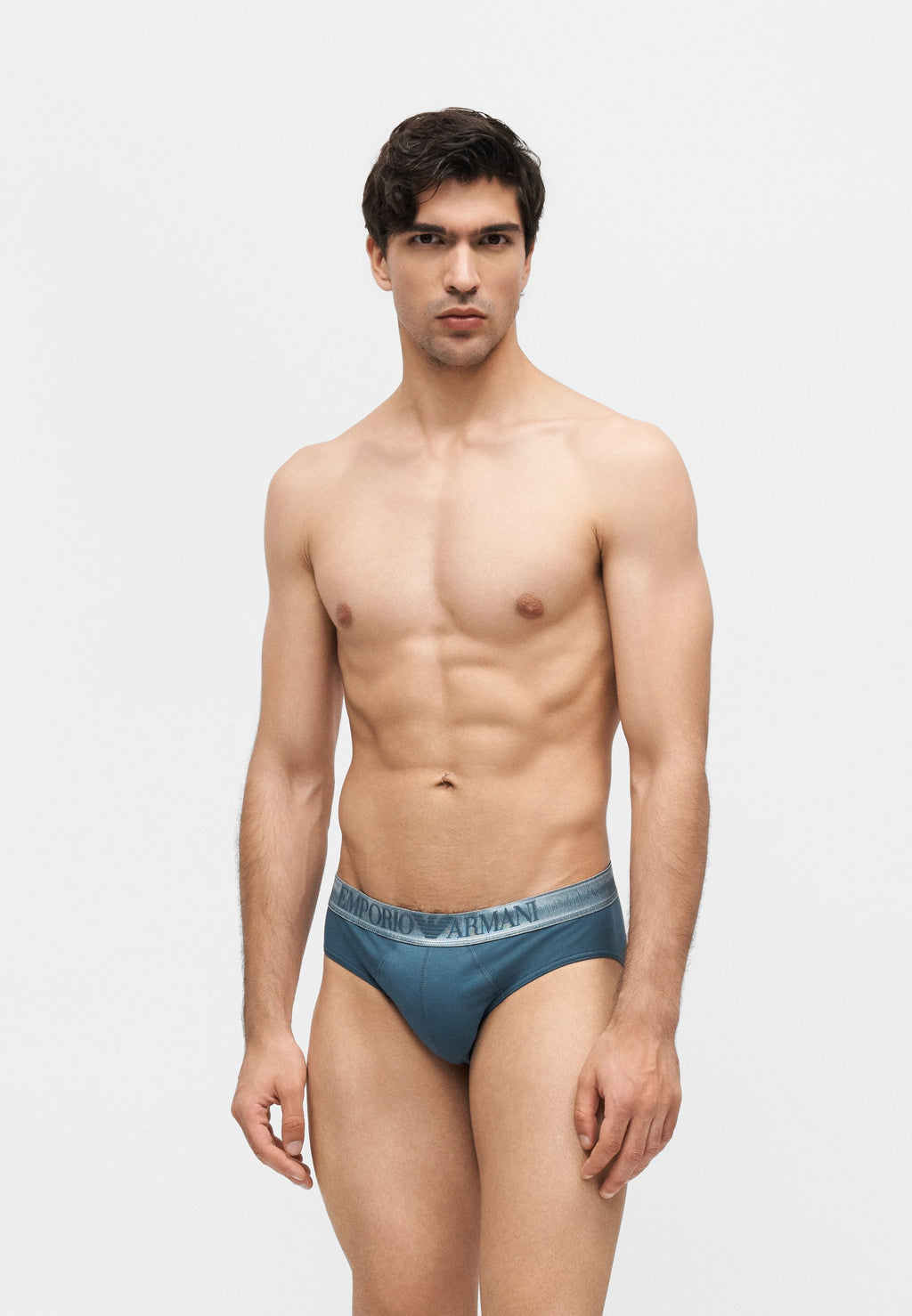 SHINY LOGOBAND 3 PACK - Briefs - blue