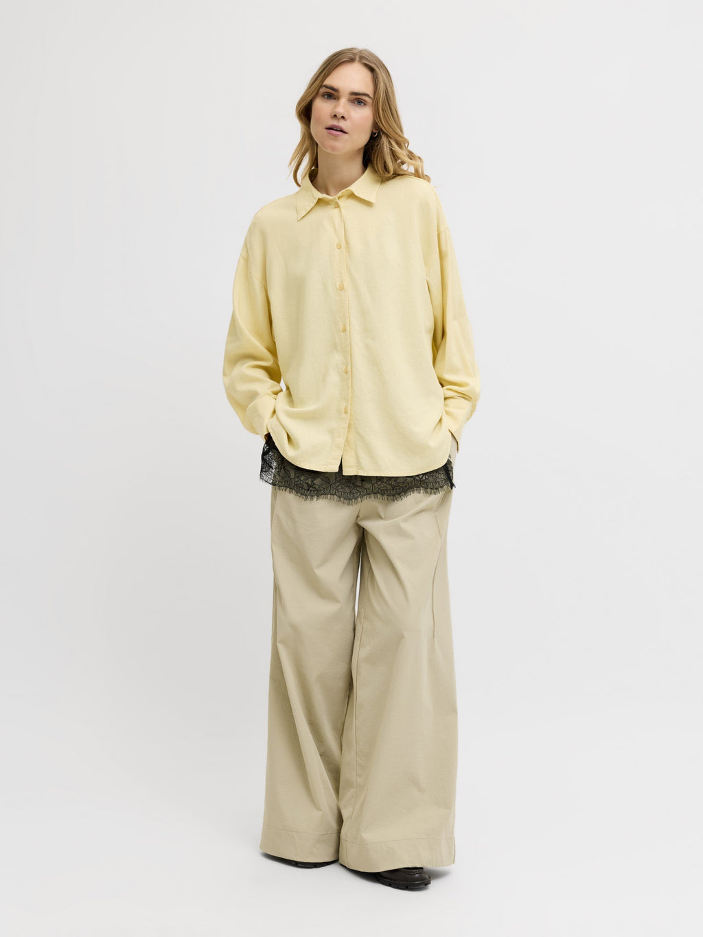 JXALMIRA - Button-down blouse - sunlight