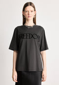 EREGULAR - Print T-shirt - open grey