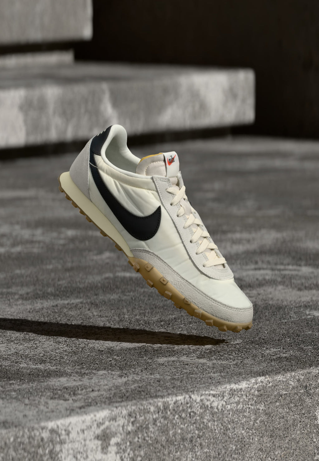 WAFFLE RACER - Trainers - sail/black/coconut milk/light brown