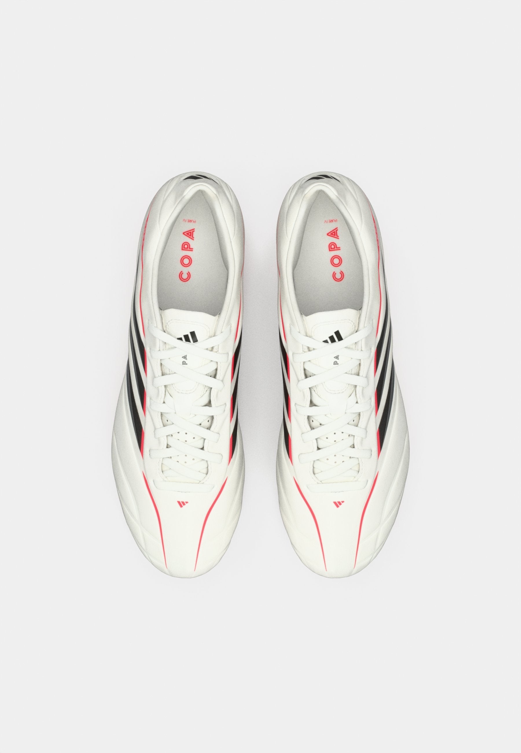 COPA PURE IV CLUB - Firm-ground football boots - metallic/core black/lucid red