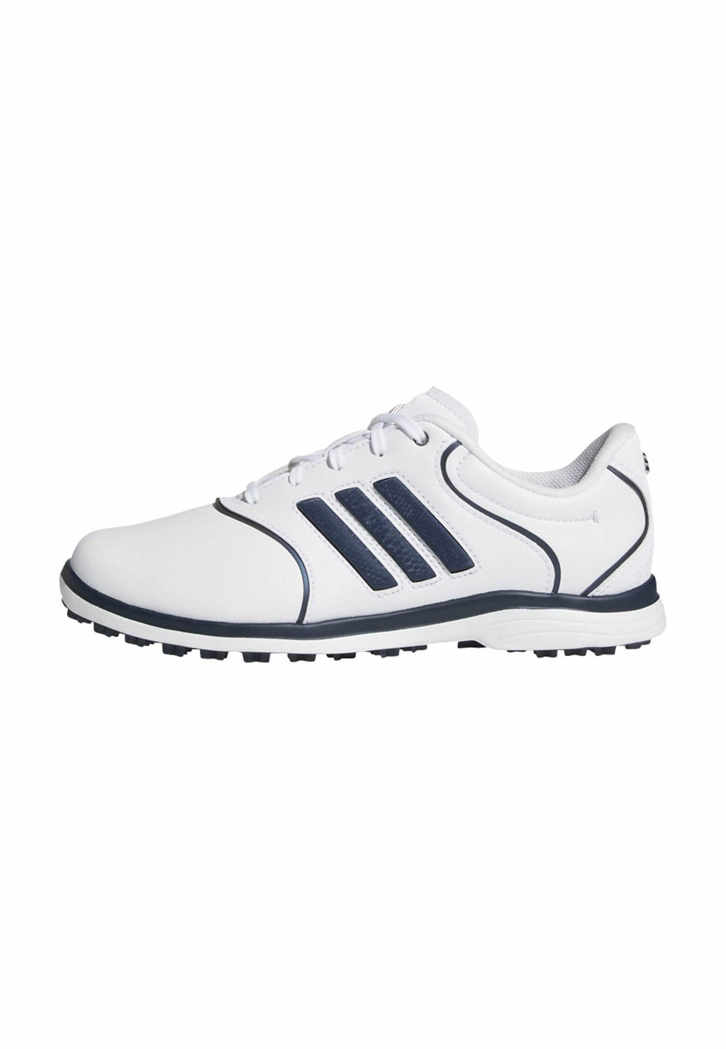 ALPHAFLEX ZOYSIA - Chaussures de golf - blanc nuage, marine universitaire, argent métallisé