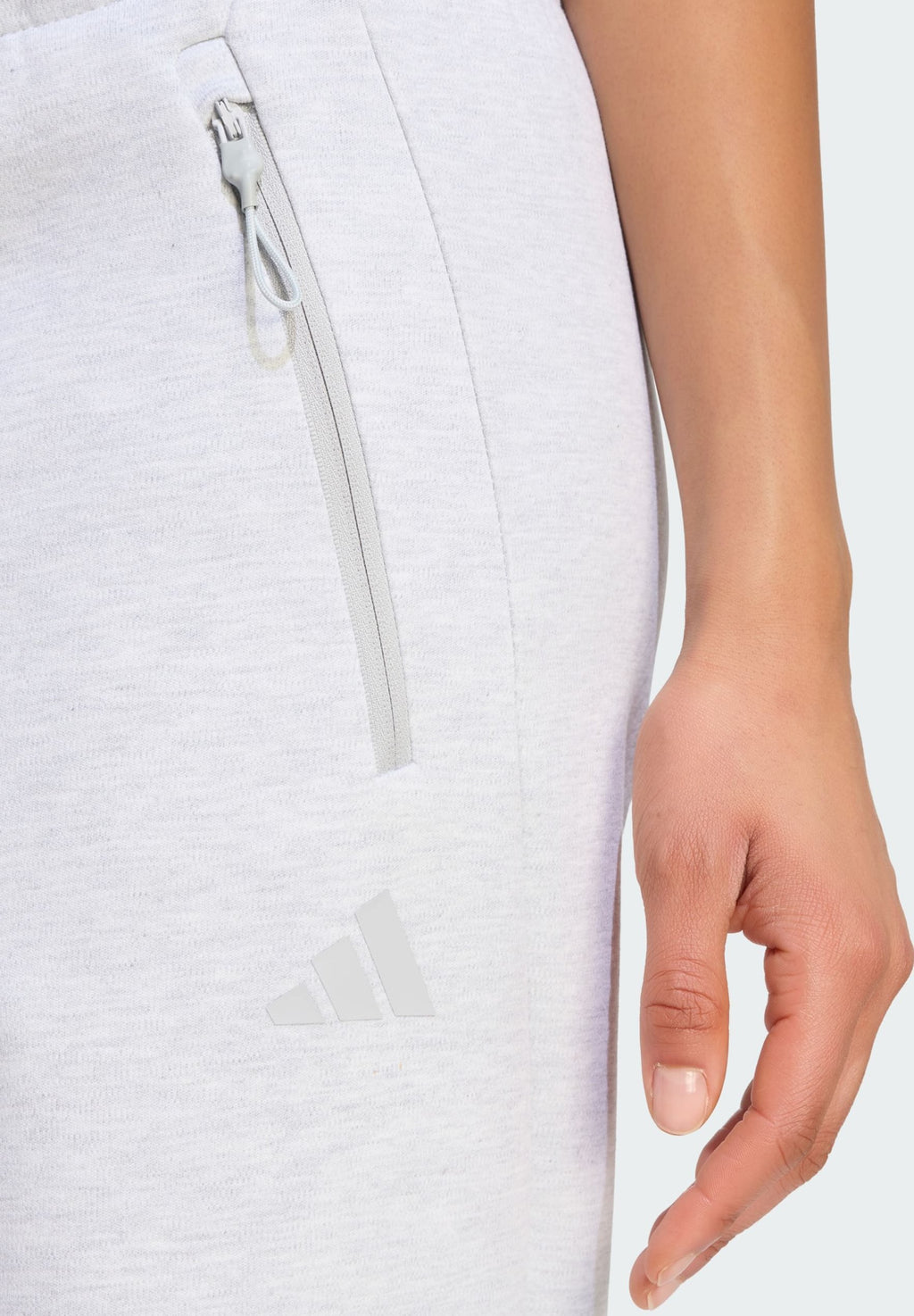 ADIDAS Z.N.E. PANTS - Tracksuit bottoms - light grey heather