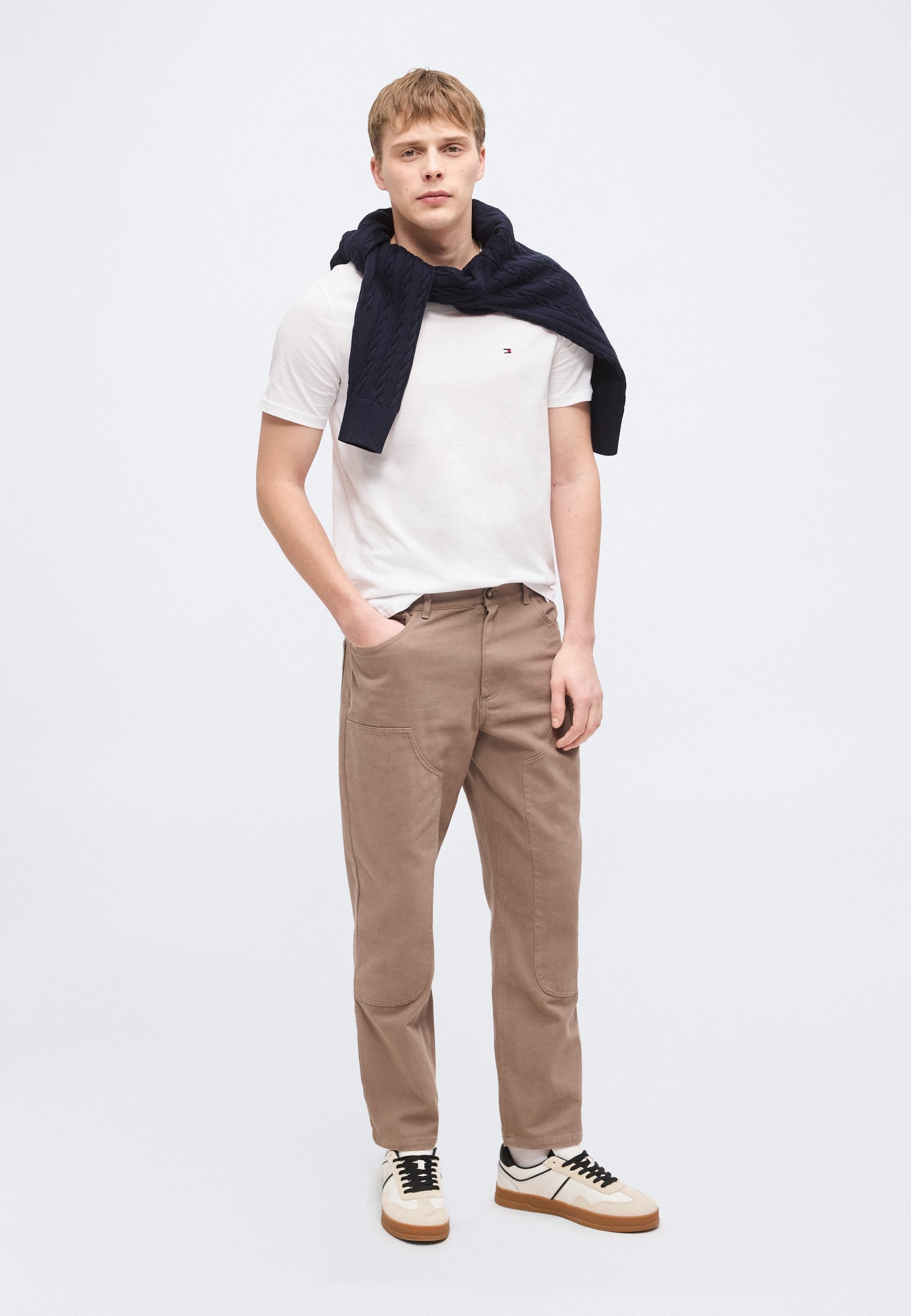 T-SHIRT EXCLUSIF FLAG BACK - T-shirt imprimé - blanc
