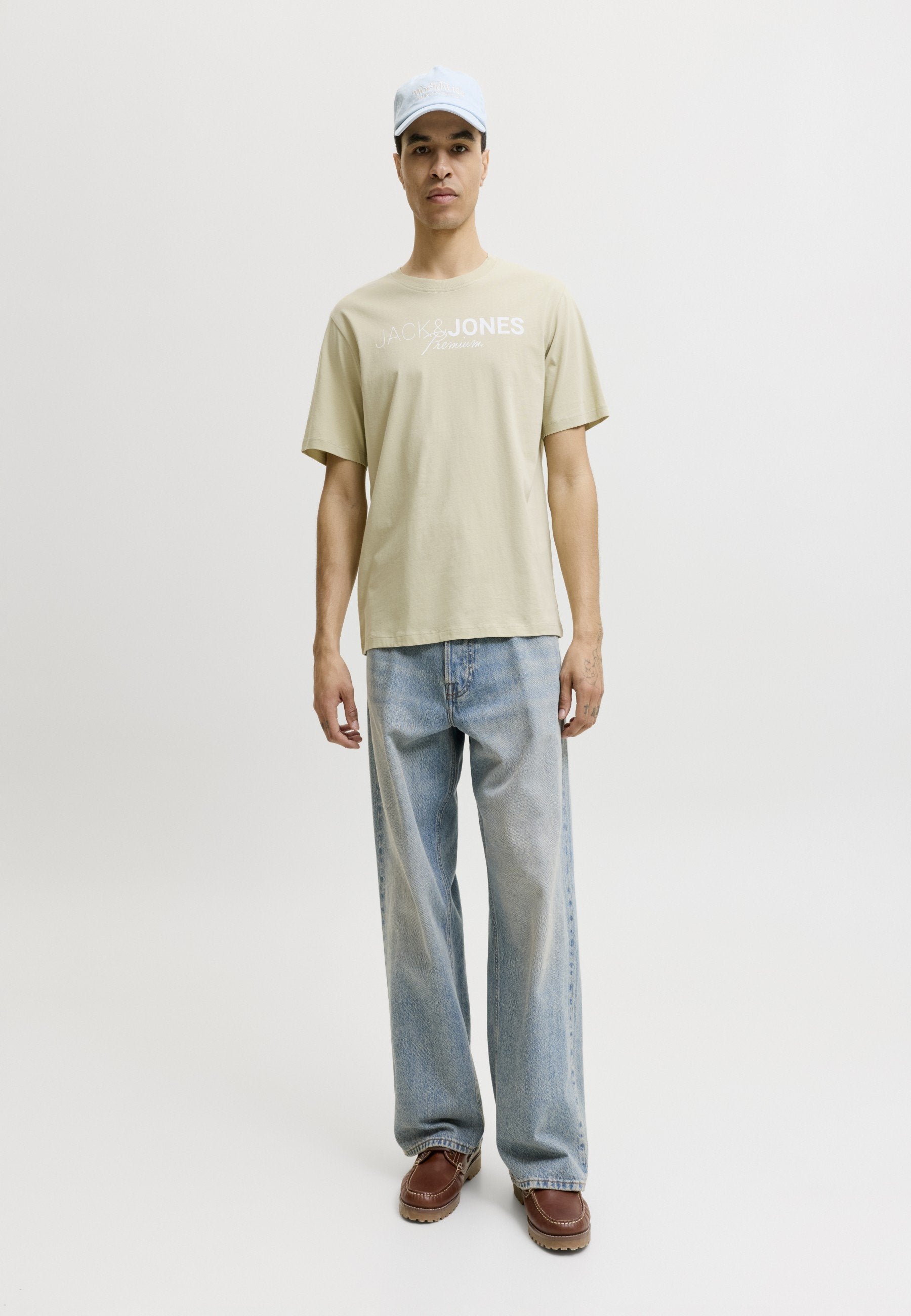 JPRBLANEO TEE - Print T-shirt - alfalfa