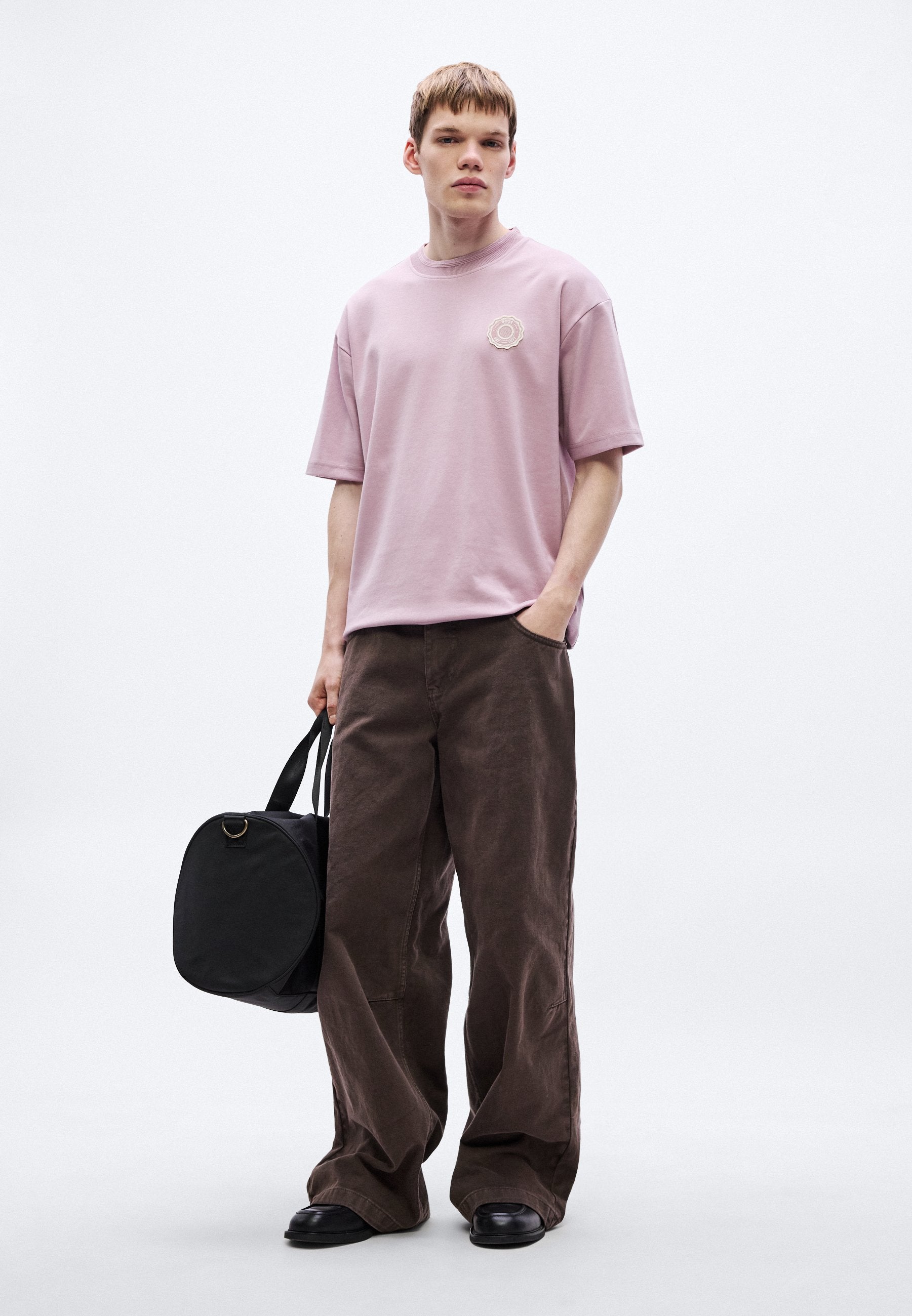 VARSITY - Basic T-shirt - light pastel purple
