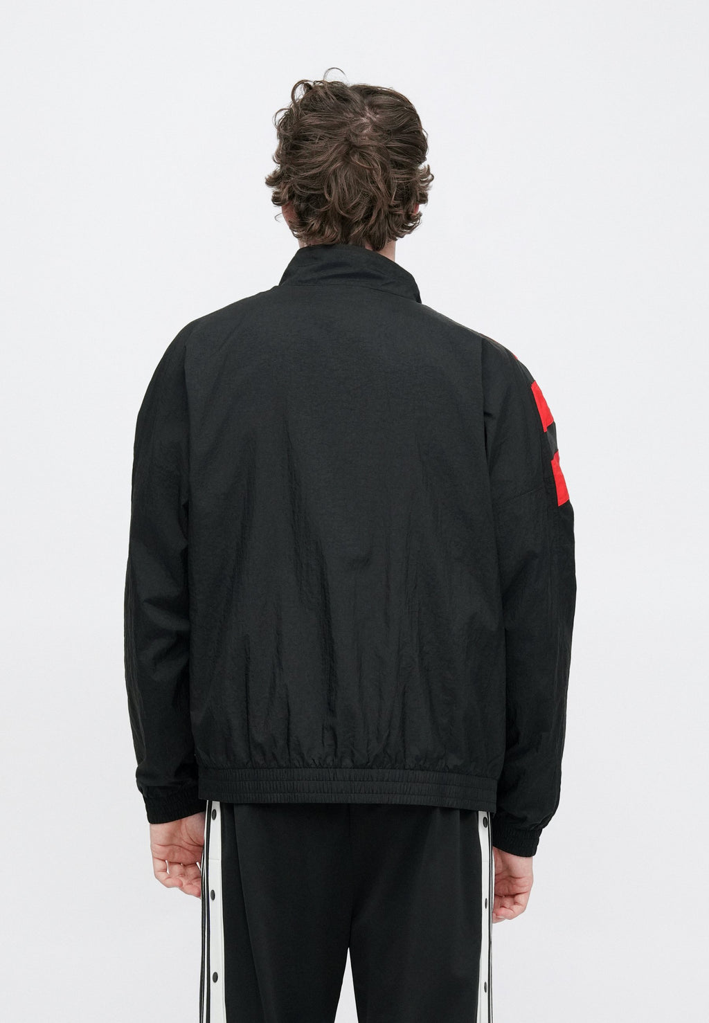 ARCH - Training jacket - black/better scarlet