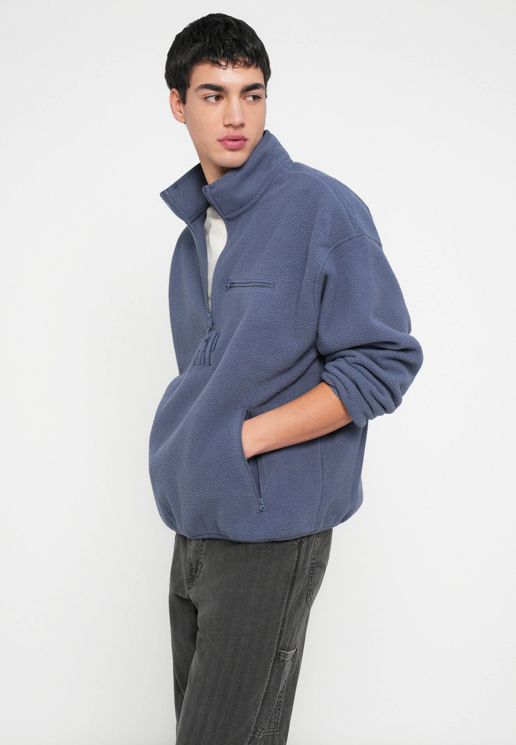 LOGO ARCTIC - Fleece jumper - blue ridge