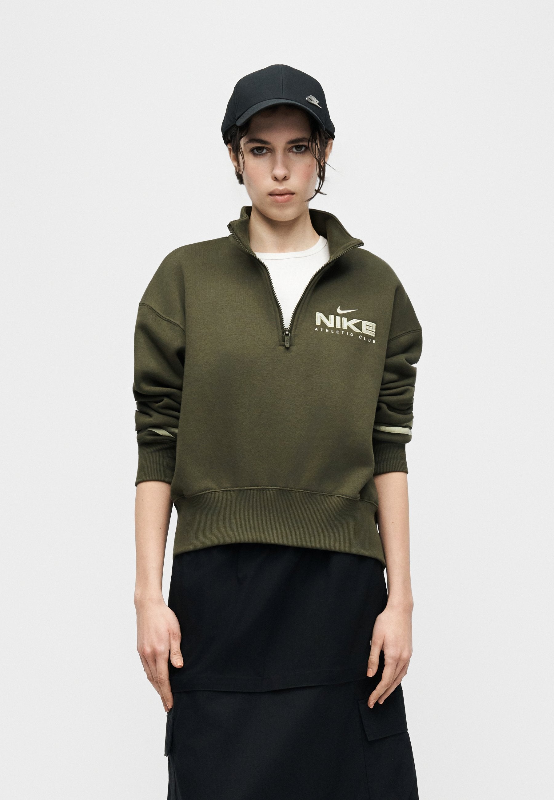 Sweatshirt - khaki