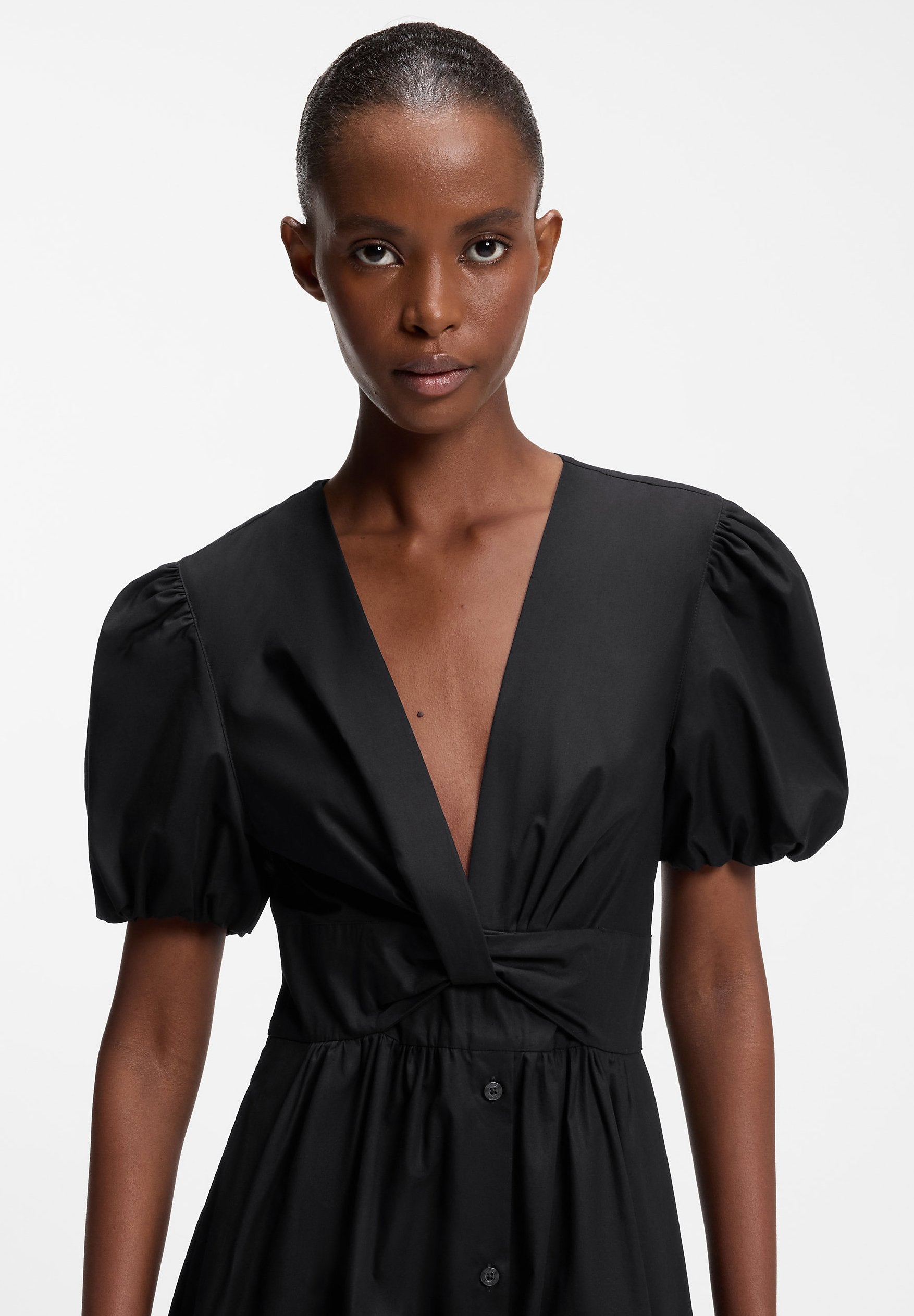 KODELA - Shirt dress - black