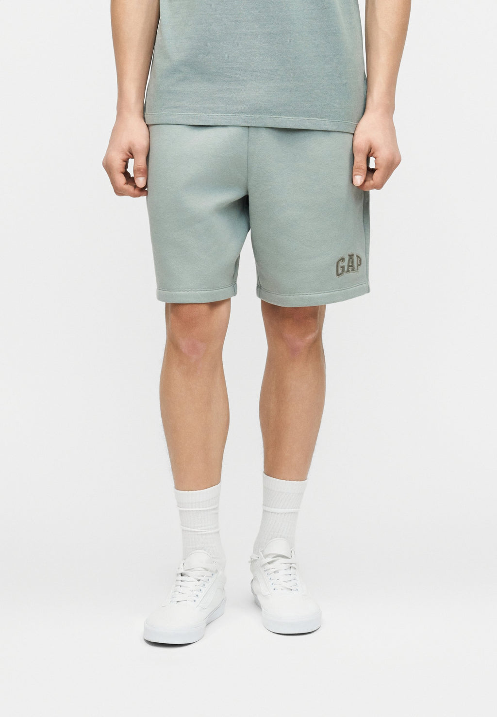 HERITAGE LOGO - Shorts - iceberg green