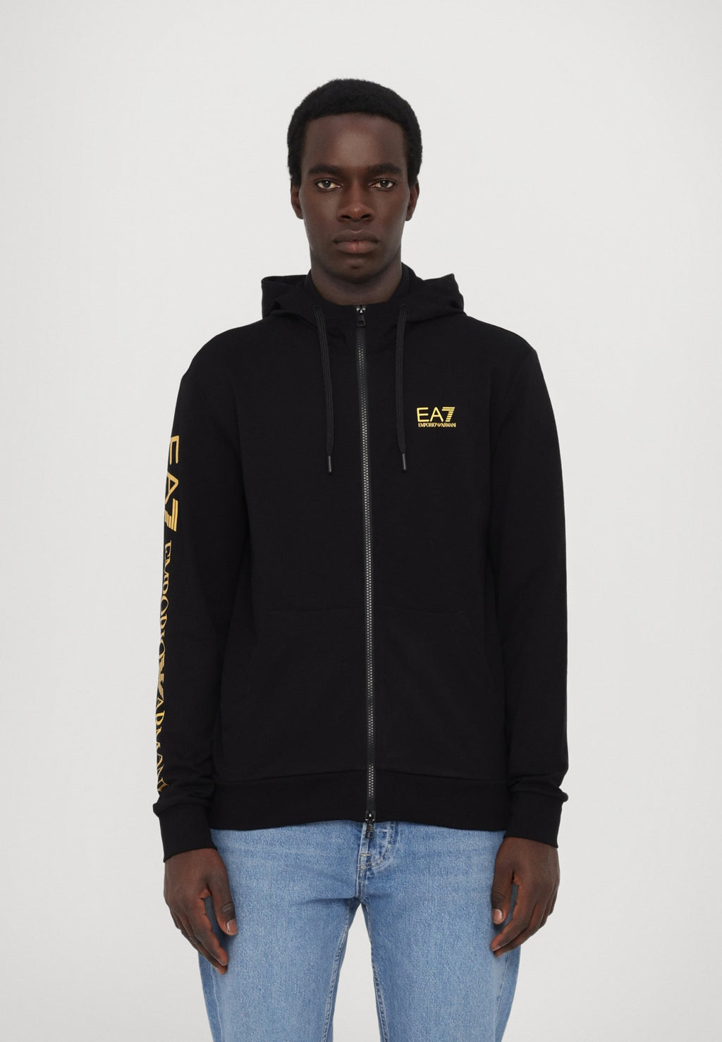 UNISEX - Hoodie - black/gold