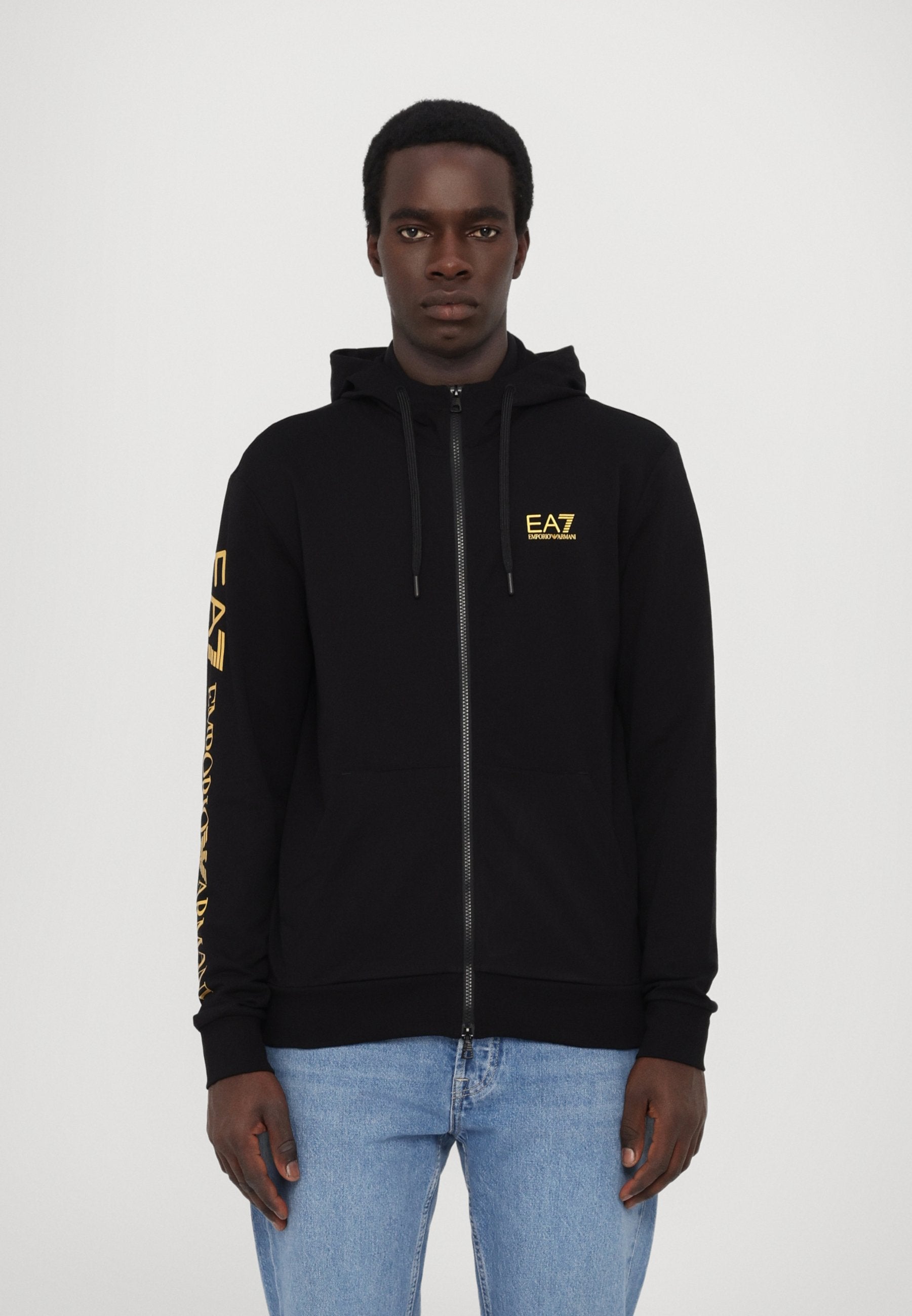UNISEX - Hoodie - black/gold