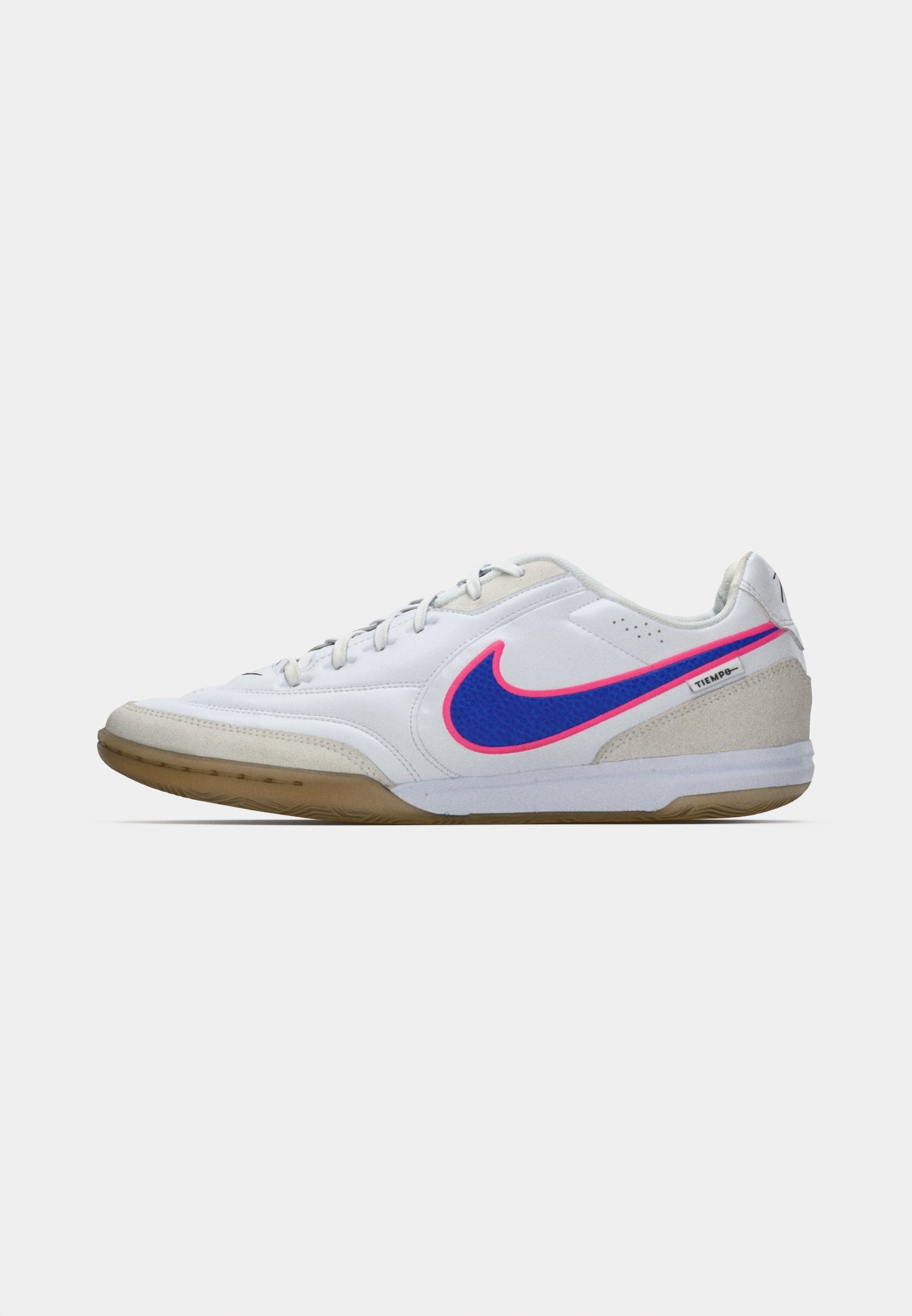 TIEMPO STREETGATO IC UNISEX - Indoor football boots - white/racer blue/pink blast