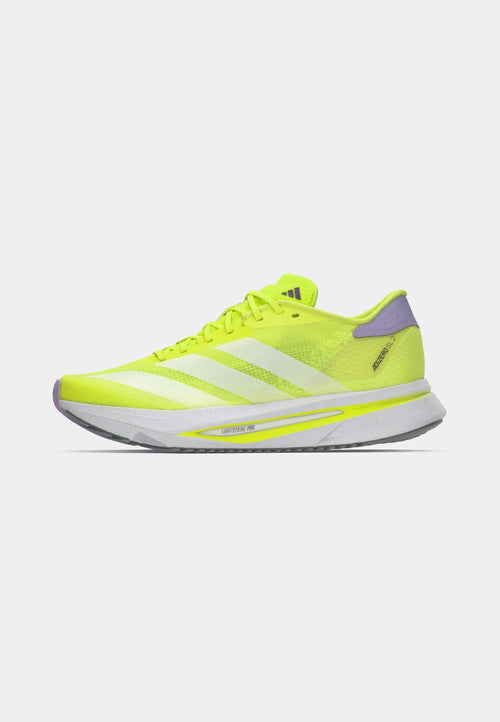 ADIZERO SL2 - Chaussures de course sur route - jaune solaire/blanc chaussure/prune poudré