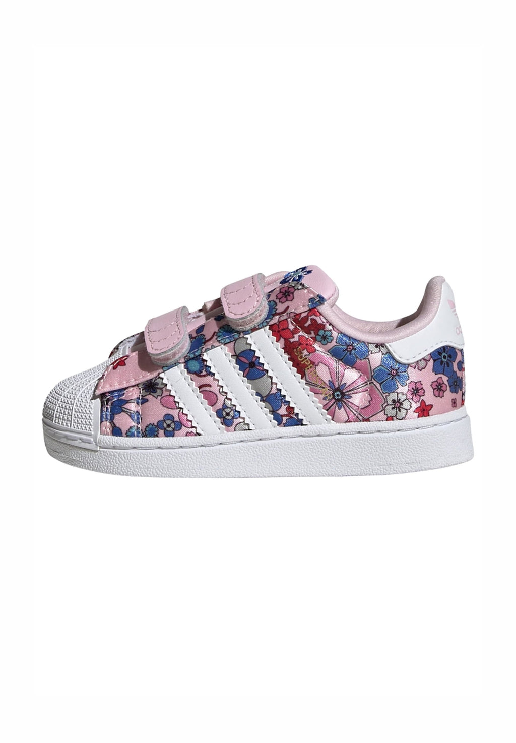 LIBERTY LONDON SUPERSTAR II - Baby shoes - clear pink/ftwr white/light pink