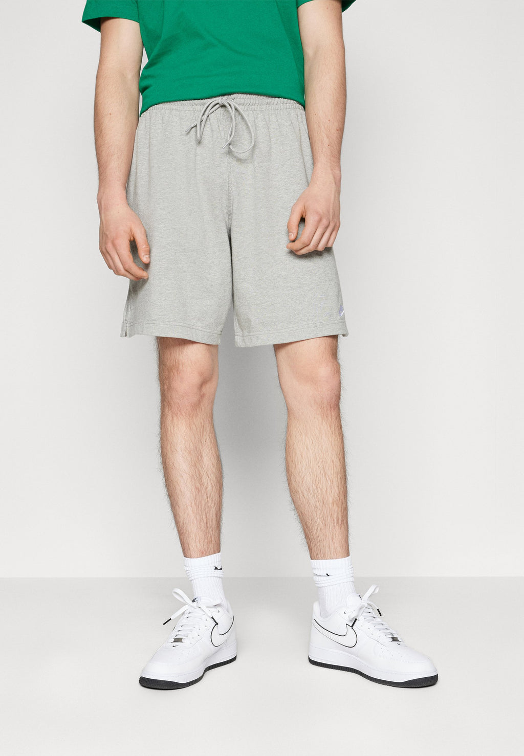 CLUB - Shorts - grey heather/white