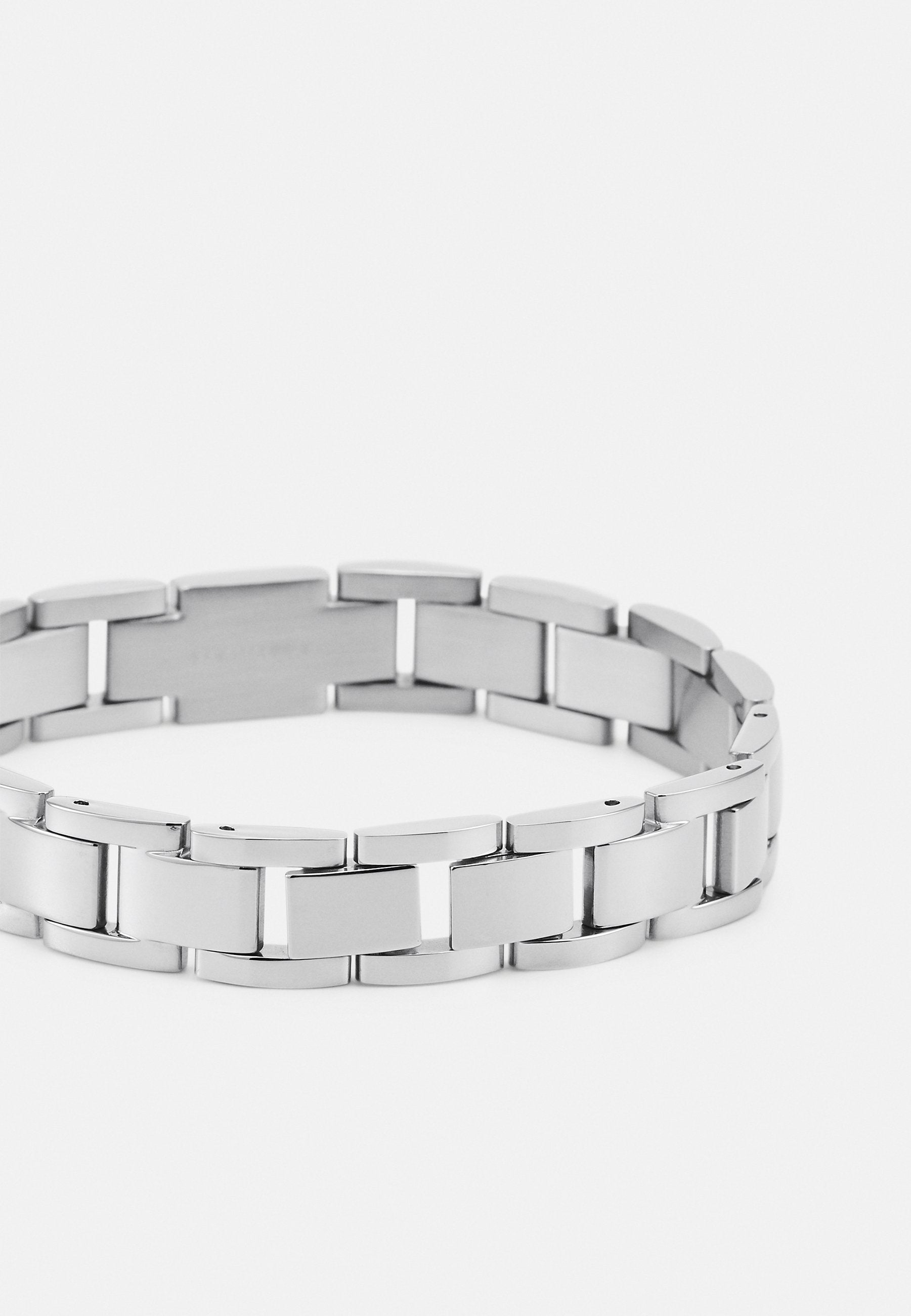 FLAT CHAIN UNISEX - Bracelet - silver-coloured