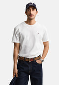 REG SHIELD SS T-SHIRT - Basic T-shirt - white