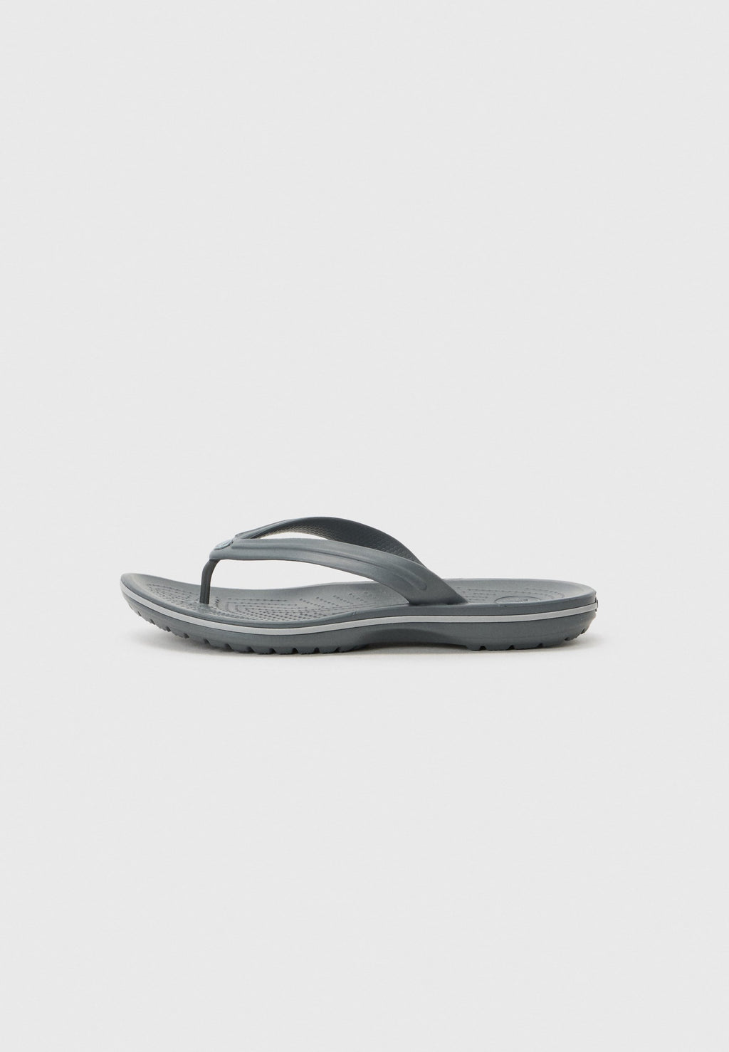 CROCBAND UNISEX - T-bar sandals - slate grey/smoke