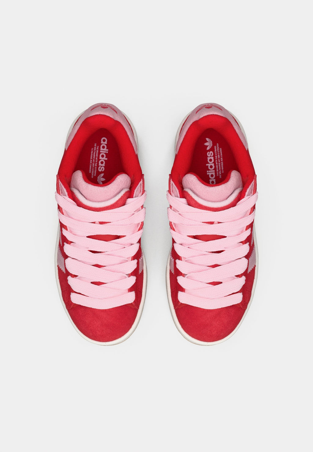 CAMPUS 00S DOUBLE W - Trainers - better scarlet/clear pink/footwear white
