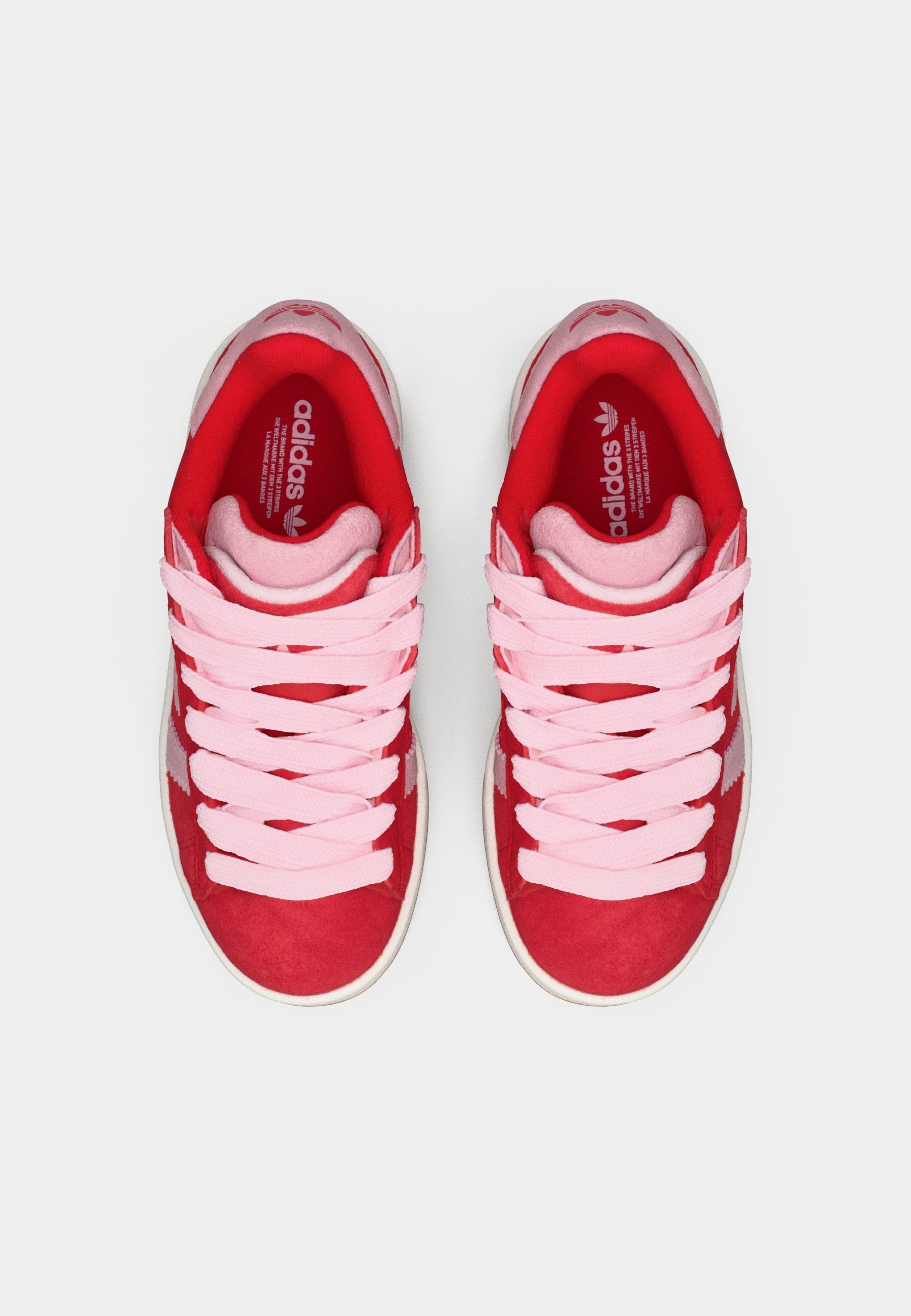 CAMPUS 00S DOUBLE W - Trainers - better scarlet/clear pink/footwear white
