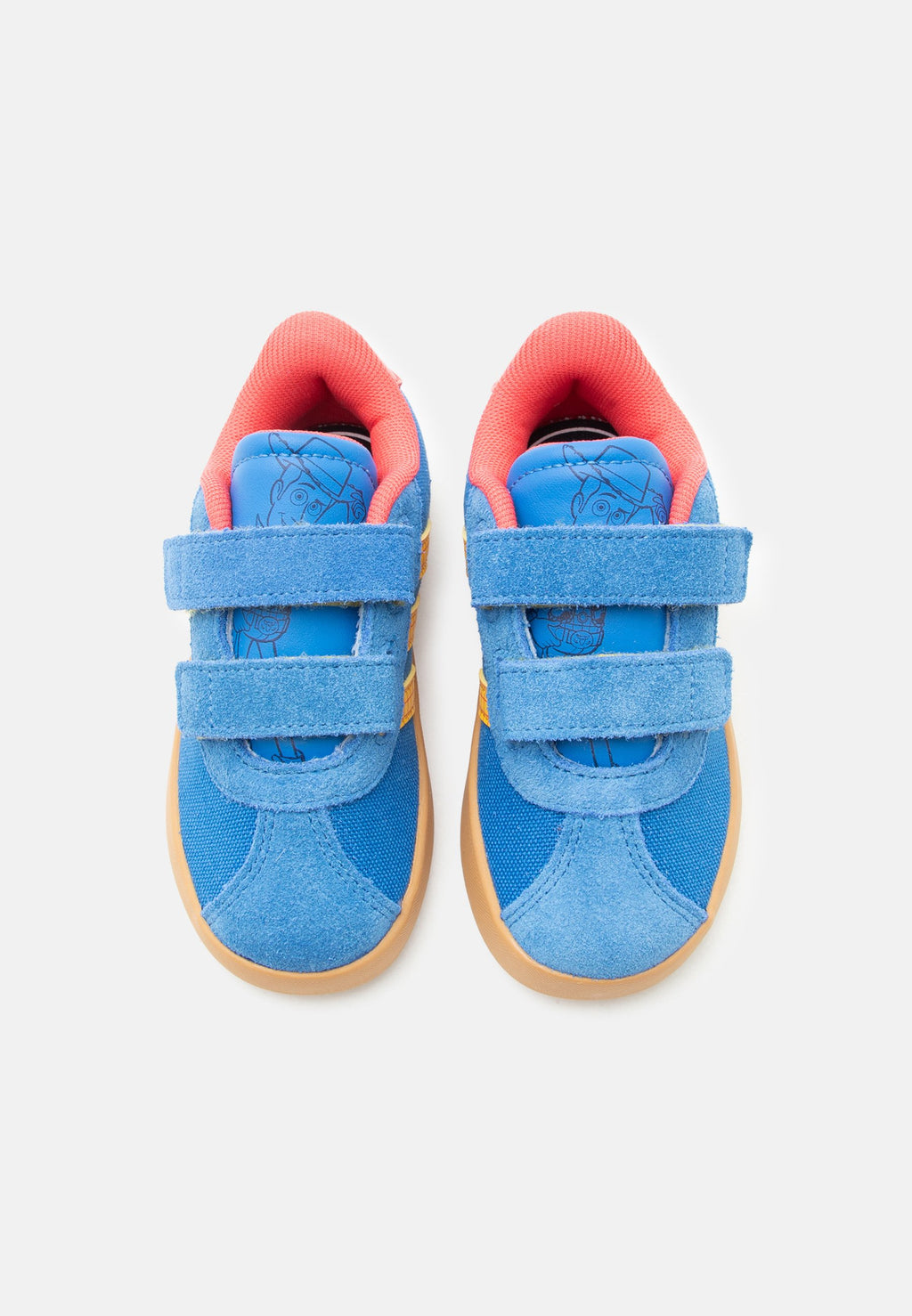 COURT UNISEX - Road running shoes - bright royal/bold gold-coloured/semi lucid red