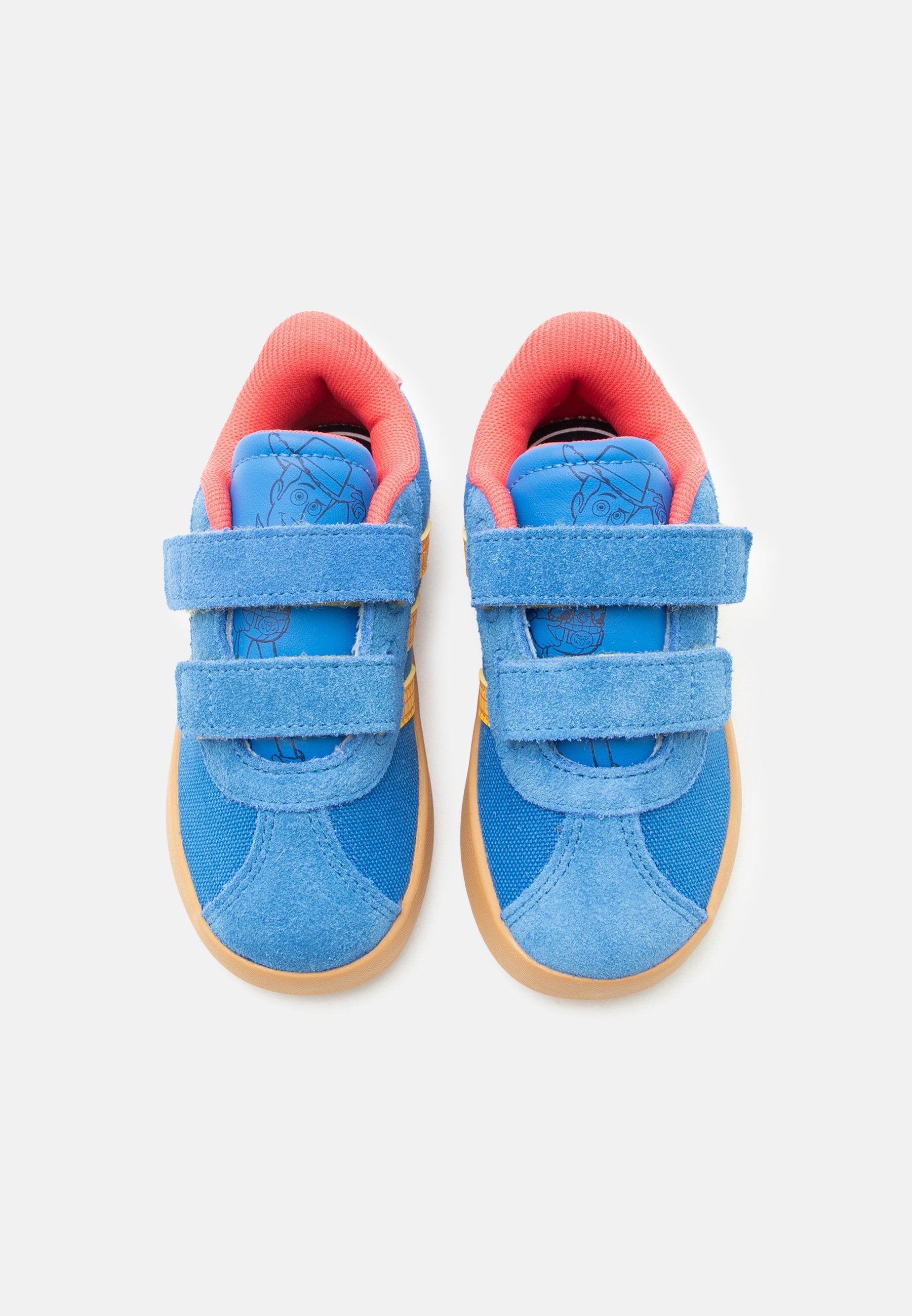 COURT UNISEX - Road running shoes - bright royal/bold gold-coloured/semi lucid red