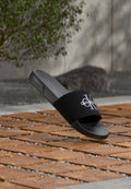 ESS SLIDE - Mules - black/soft levander