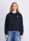 Zip-up sweatshirt - black