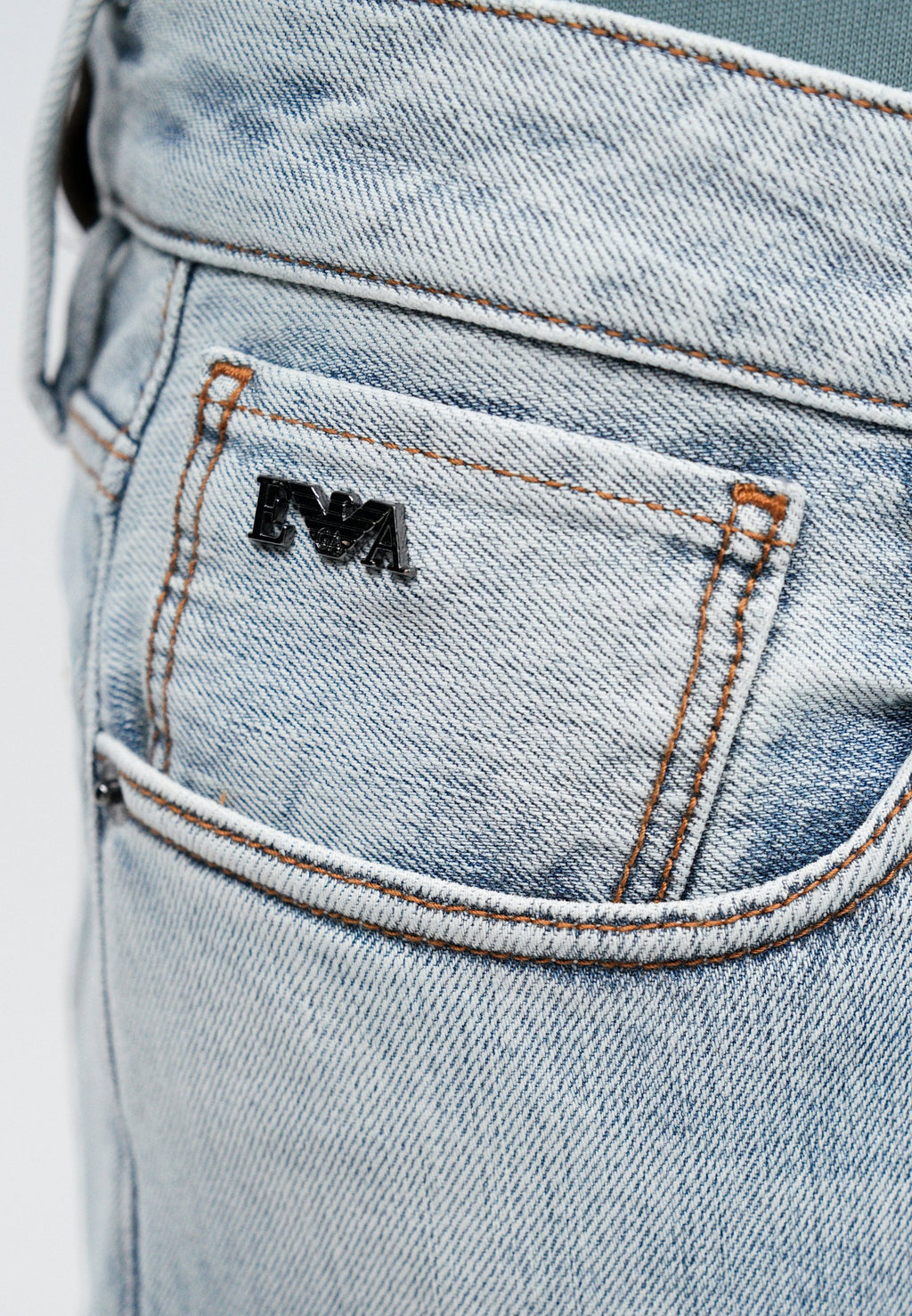 POCKETS PANT - Slim fit jeans - light blue denim