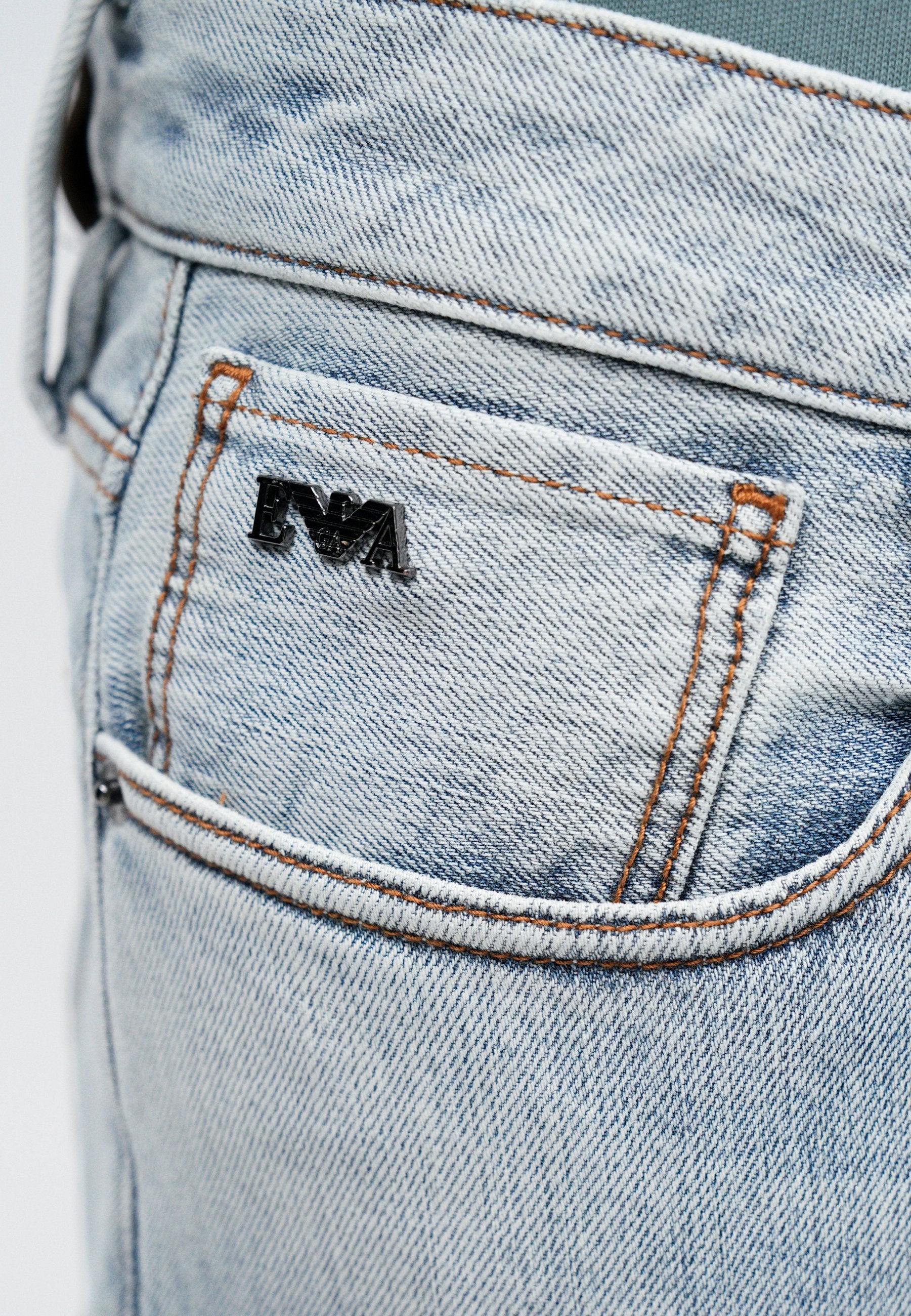 POCKETS PANT - Slim fit jeans - light blue denim